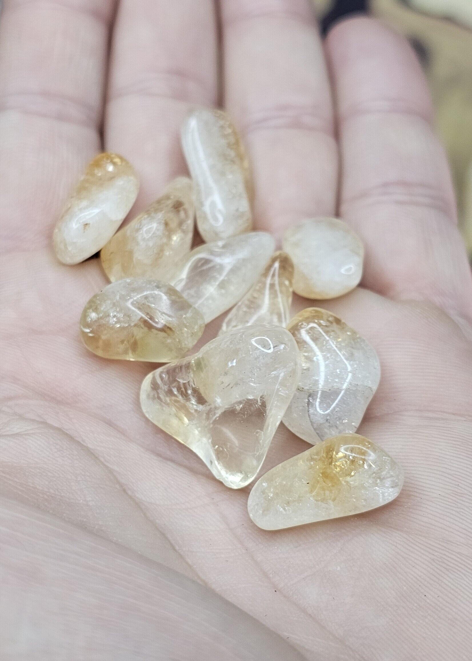 Citrine Tumbled (Heat Treated)