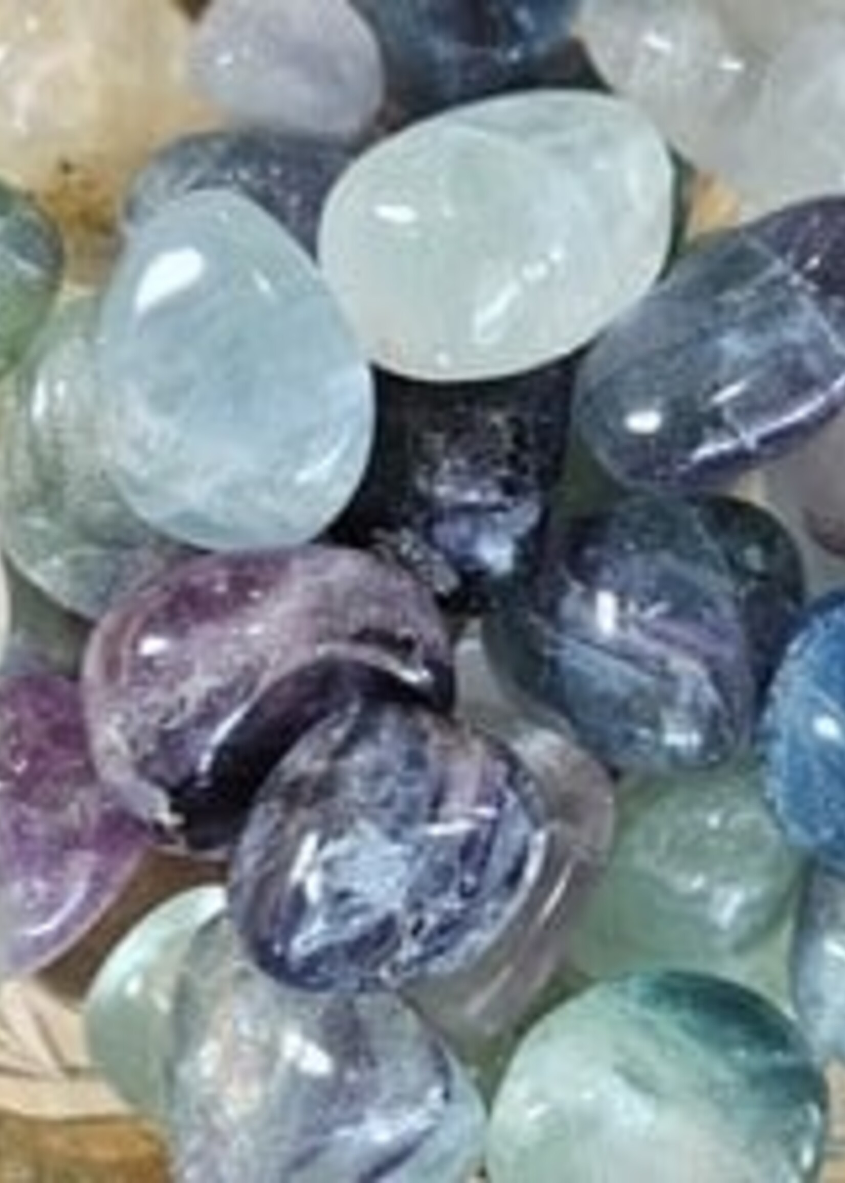 Rainbow Fluorite Tumbled