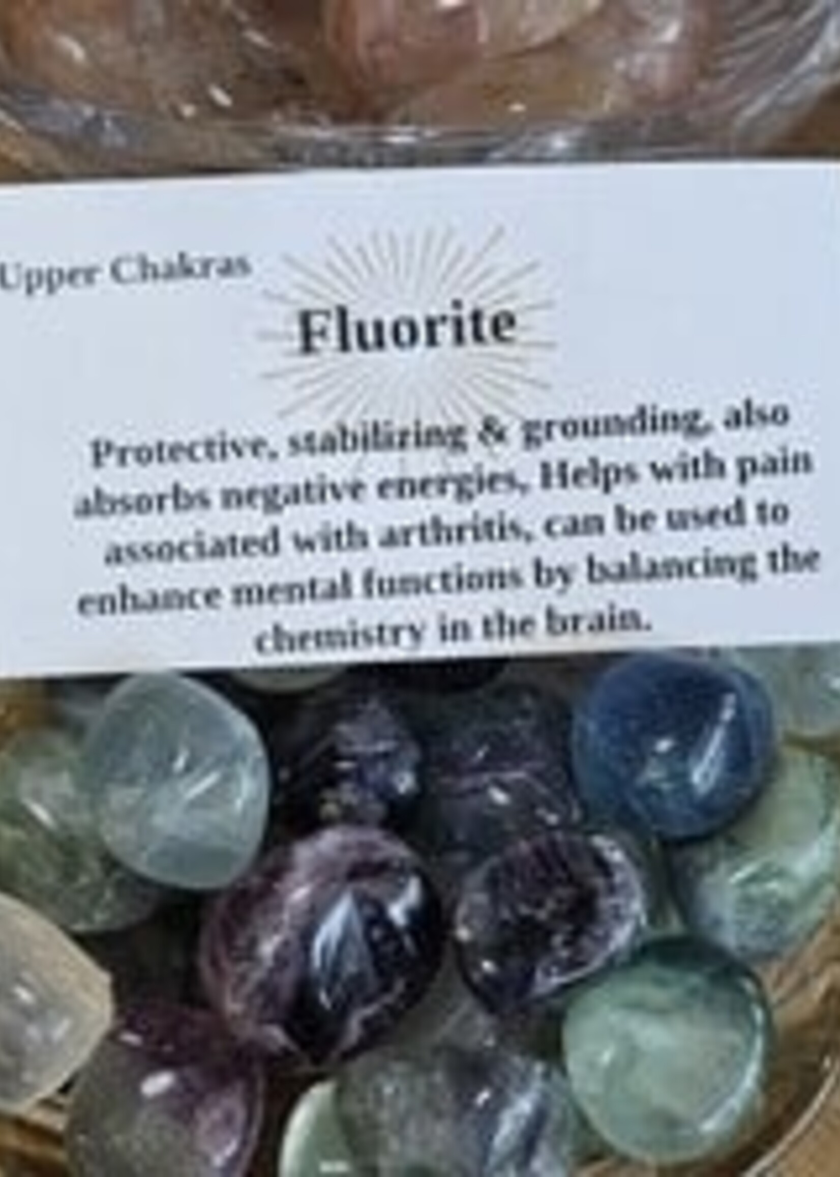 Rainbow Fluorite Tumbled