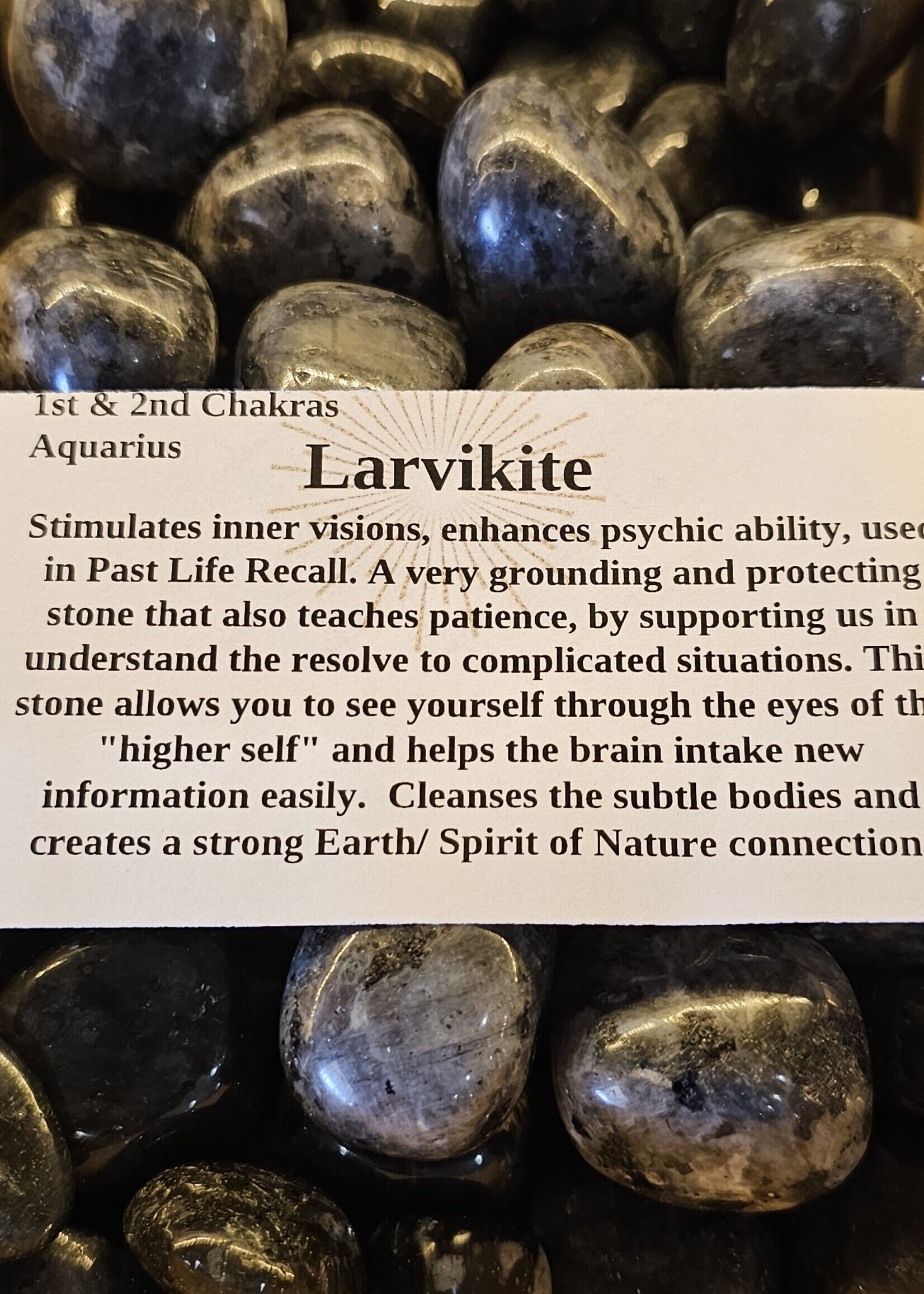 Larvikite Tumbled