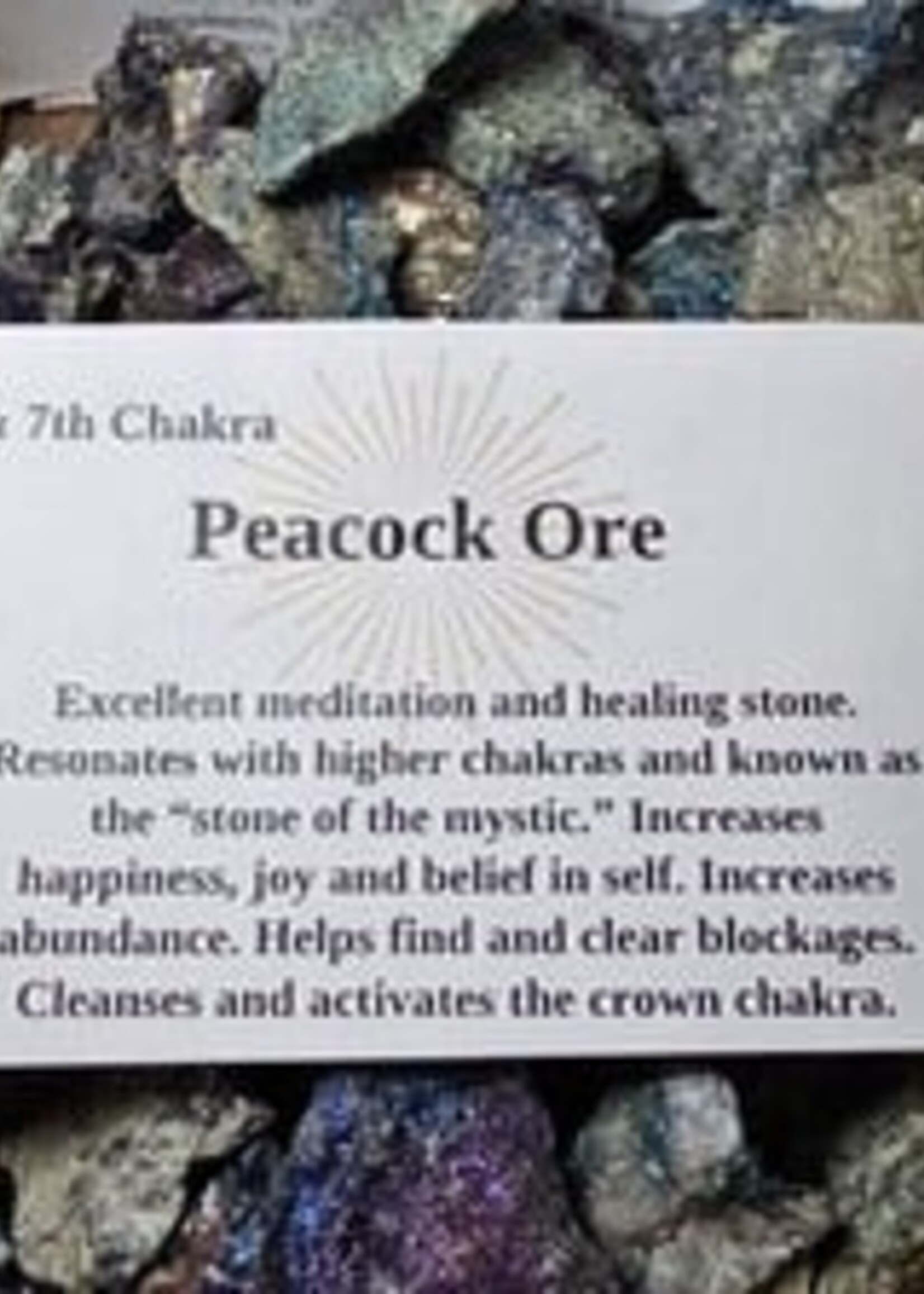 Peacock Ore Natural Rough