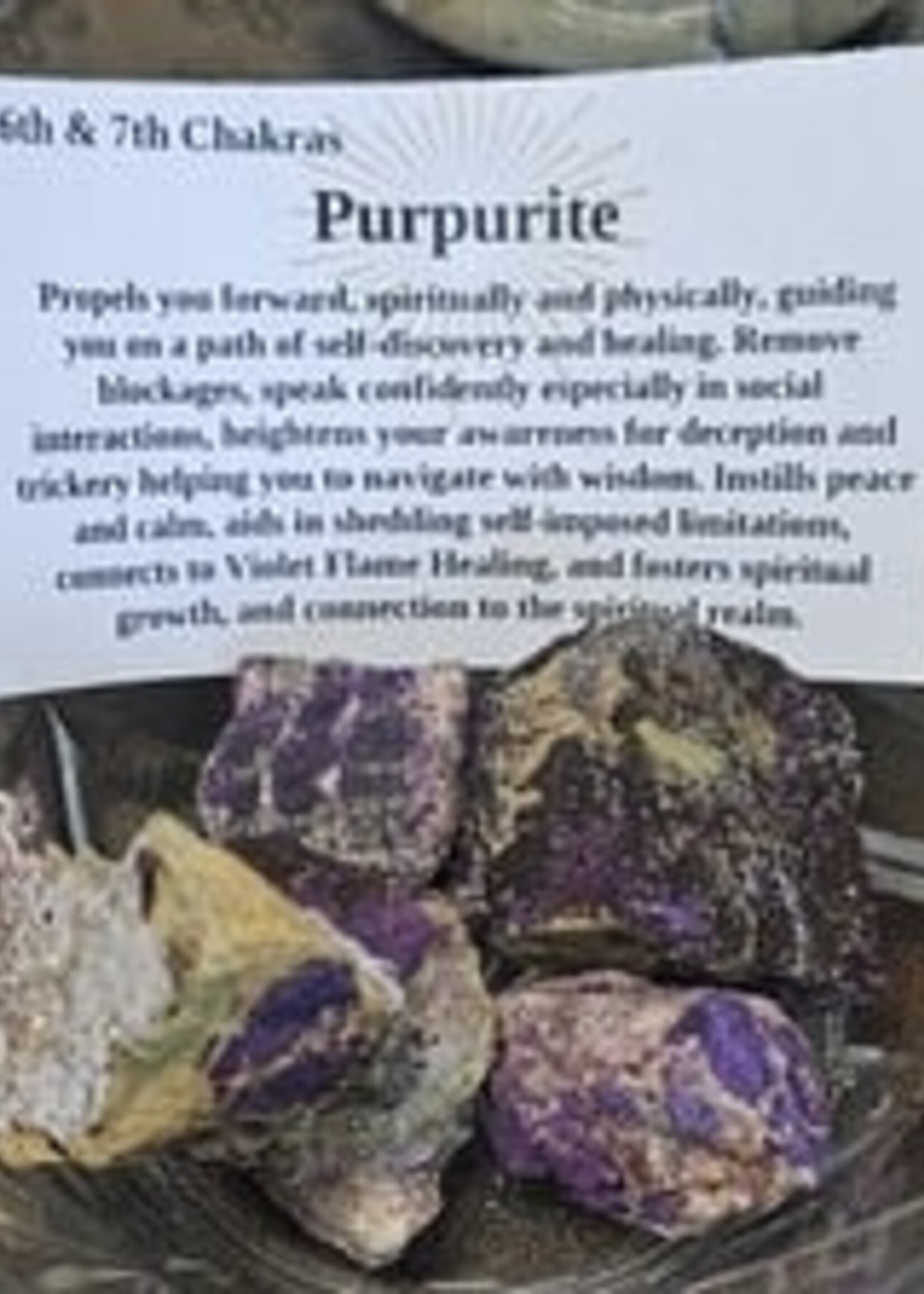 Purpurite Heterosite Natural Rough