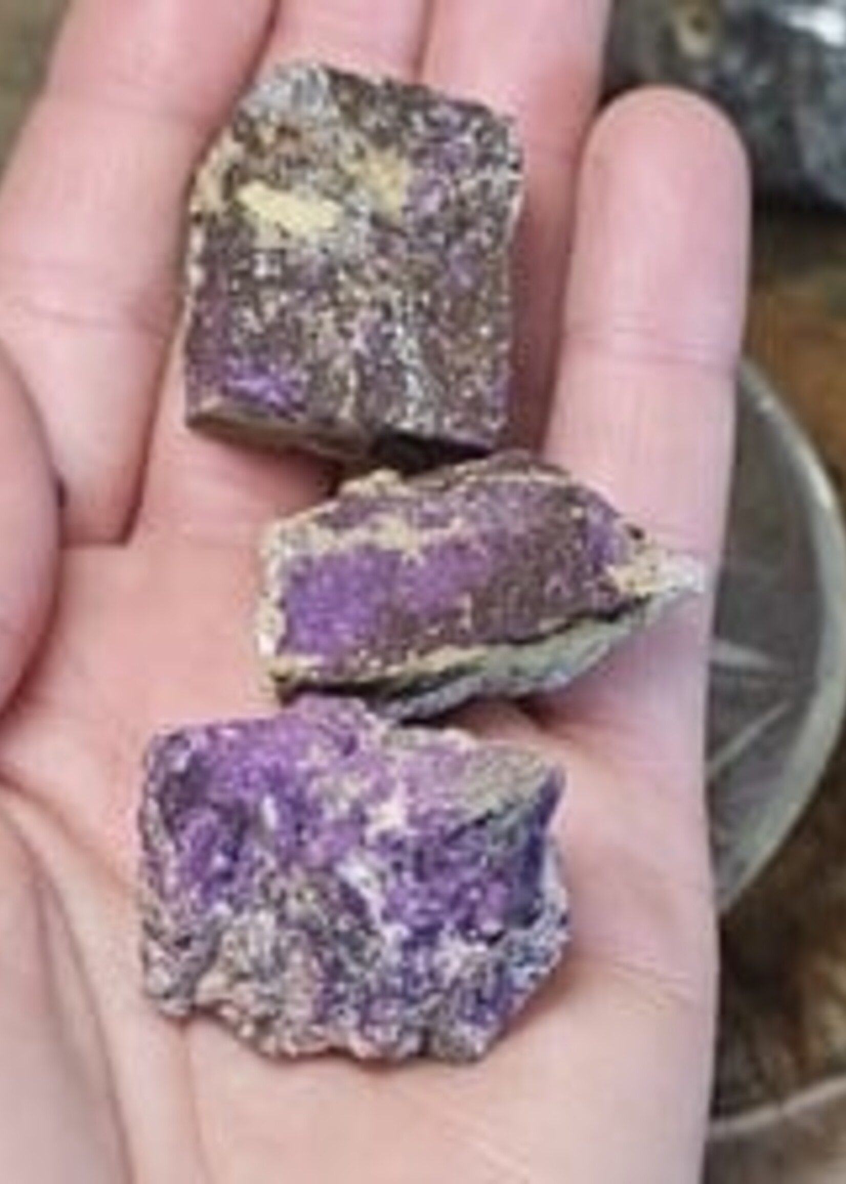 Purpurite Heterosite Natural Rough