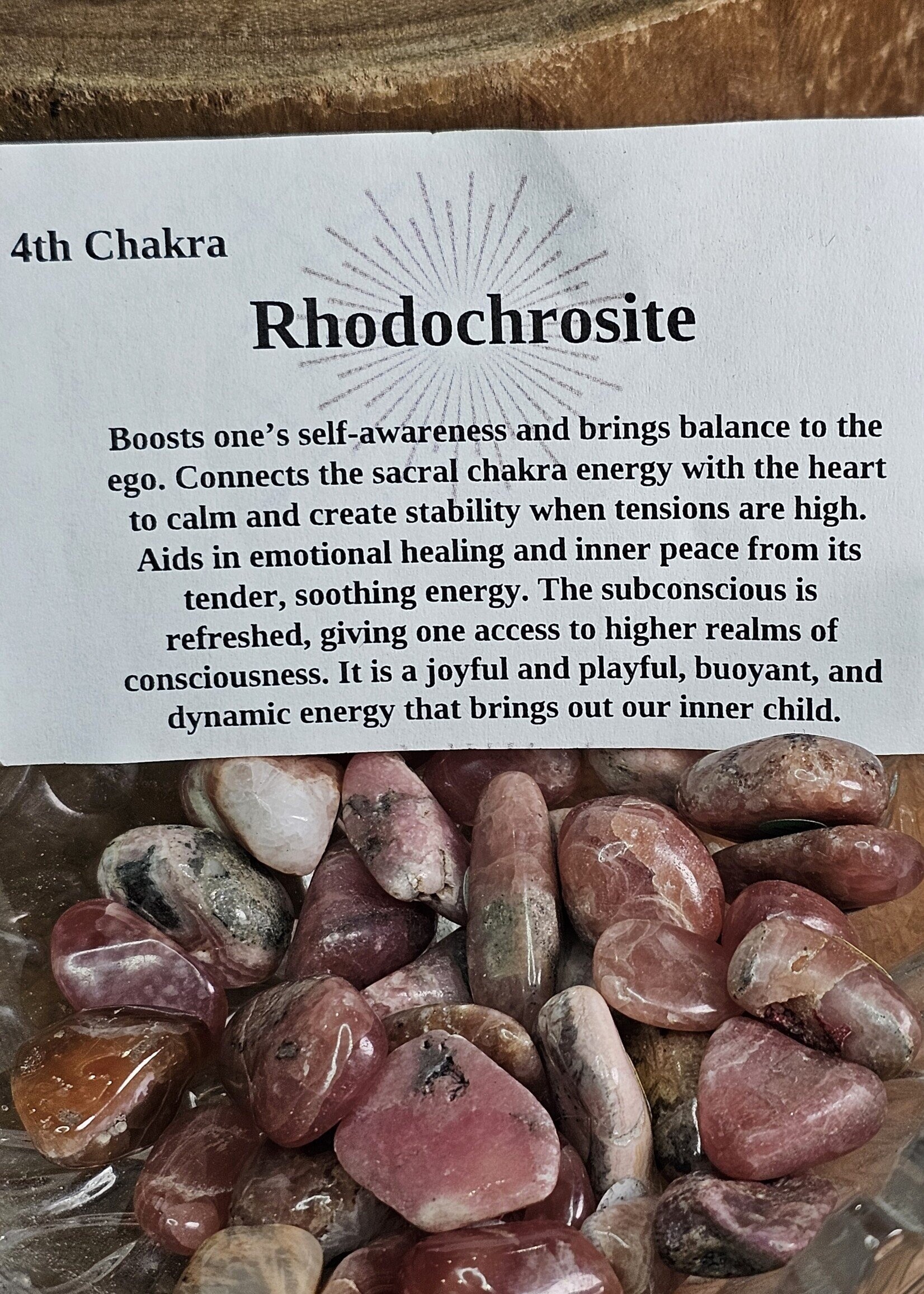 Rhodochrosite Tumbled