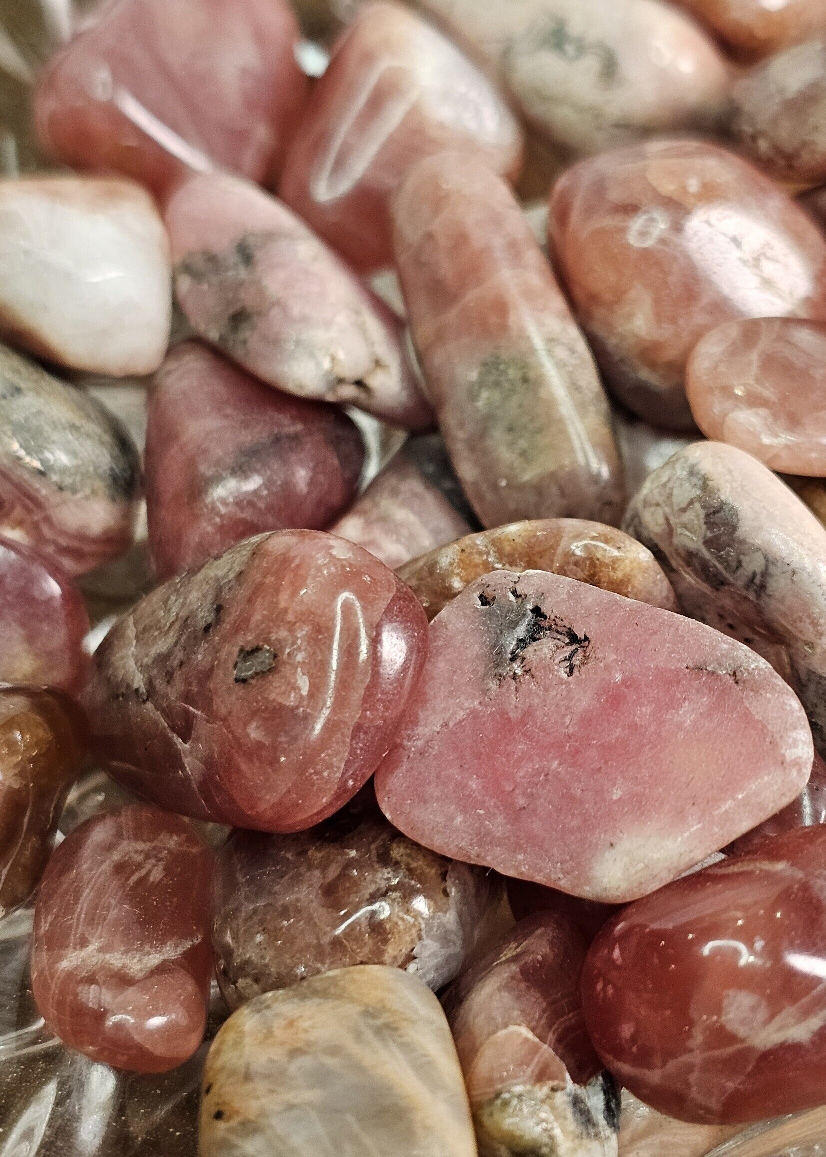 Rhodochrosite Tumbled