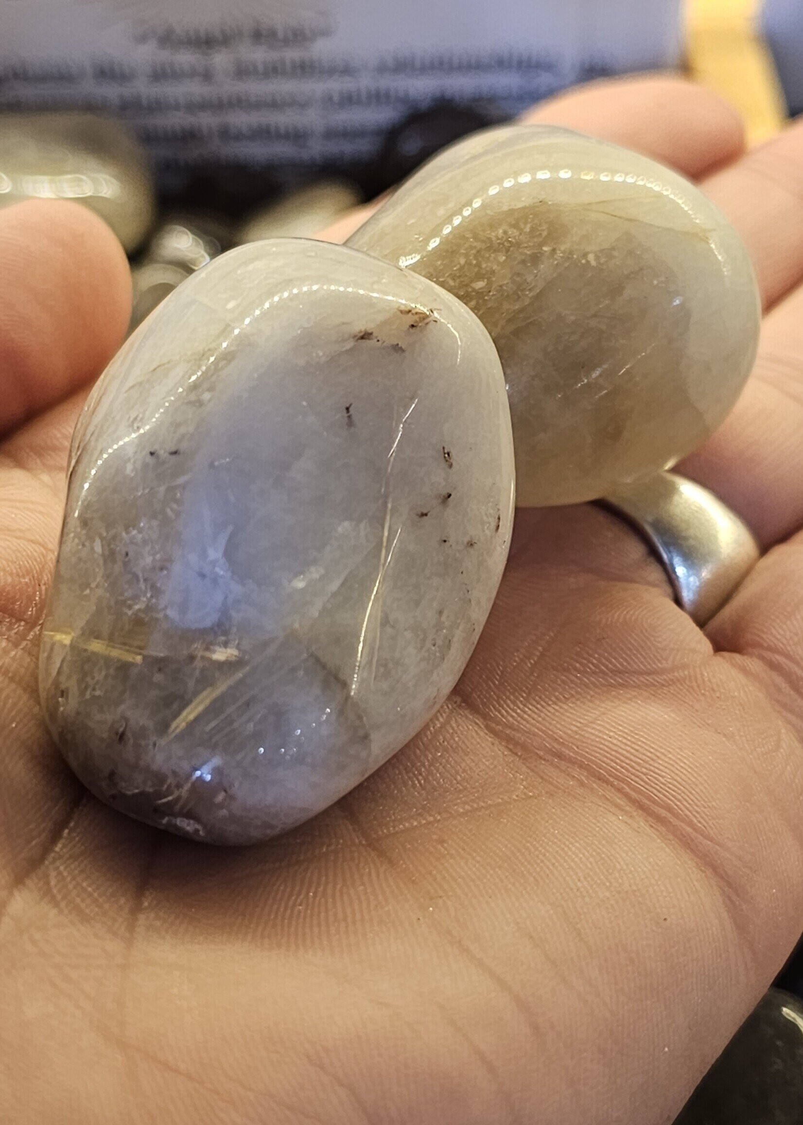 Rutilated Quartz Tumbled