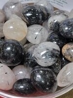 Tourmalated Quartz Tumbled