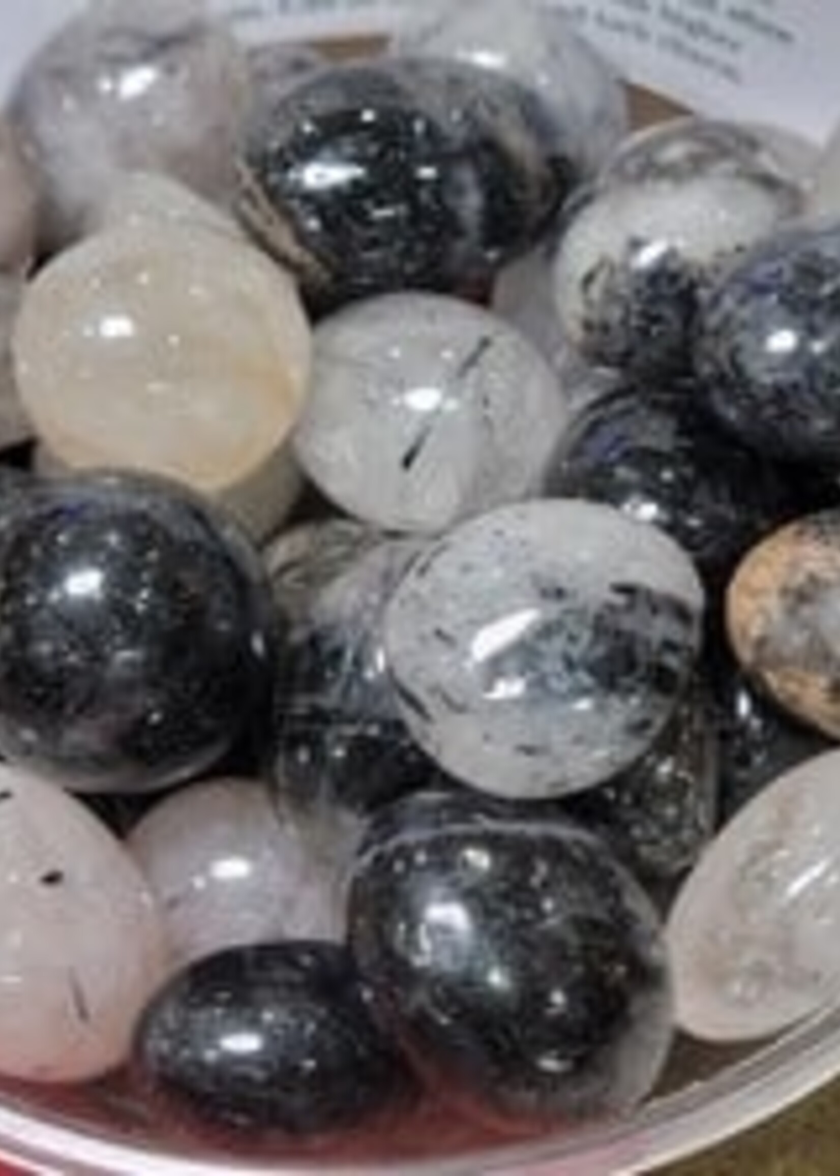 Tourmalated Quartz Tumbled