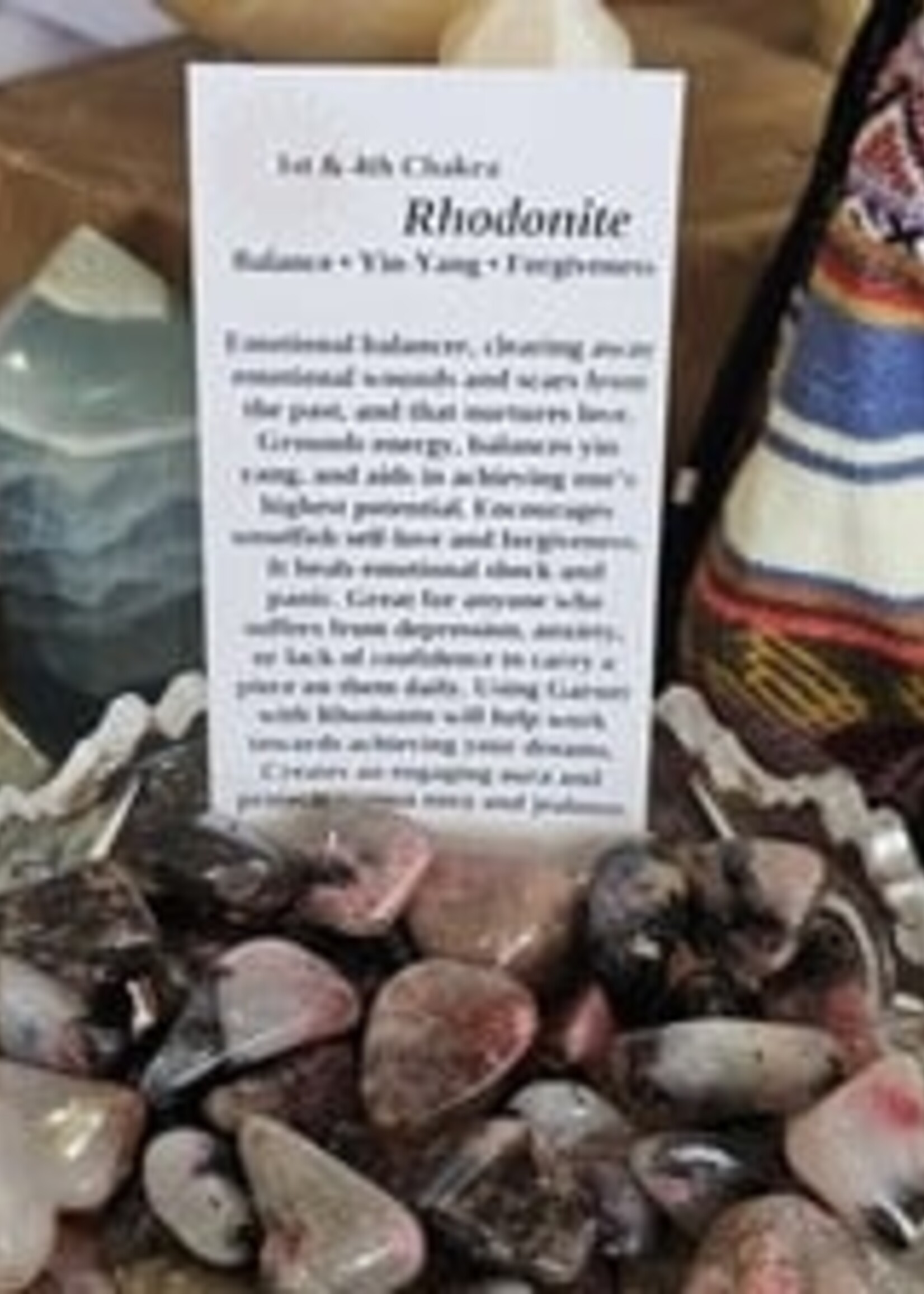 Rhodonite Tumbled