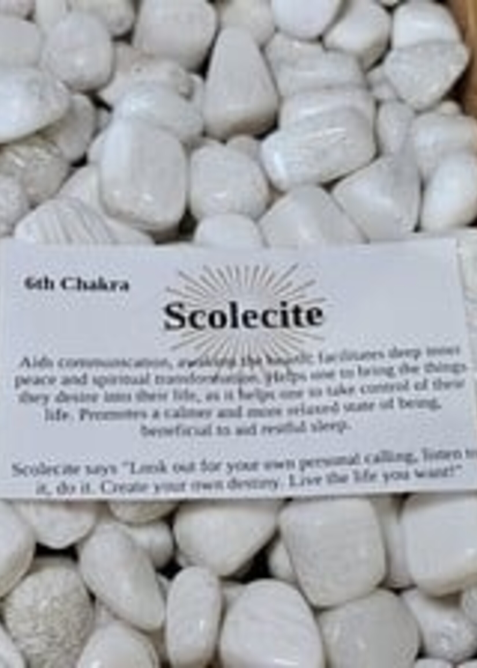 Scolecite Tumbled