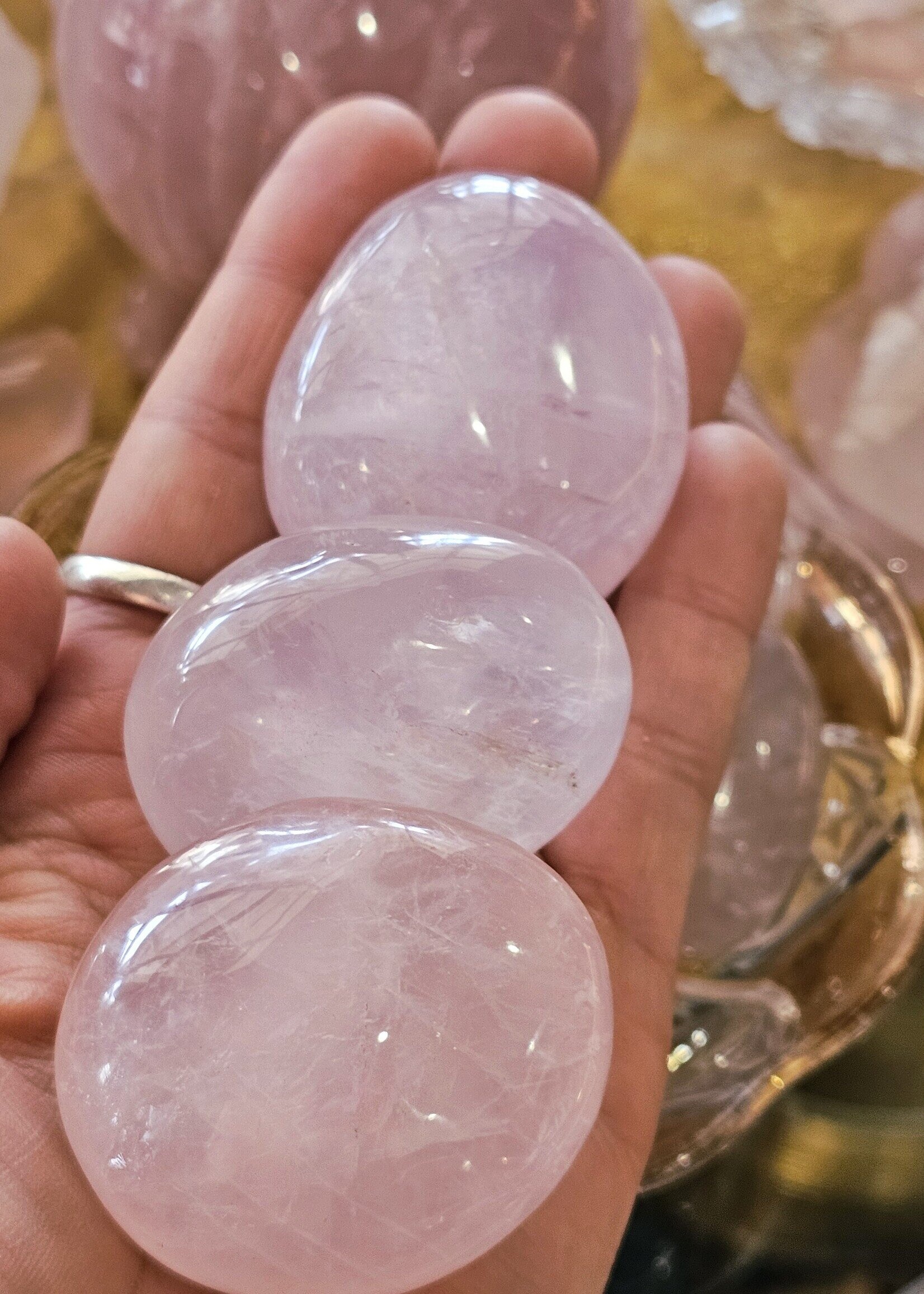 Rose Quartz Palm