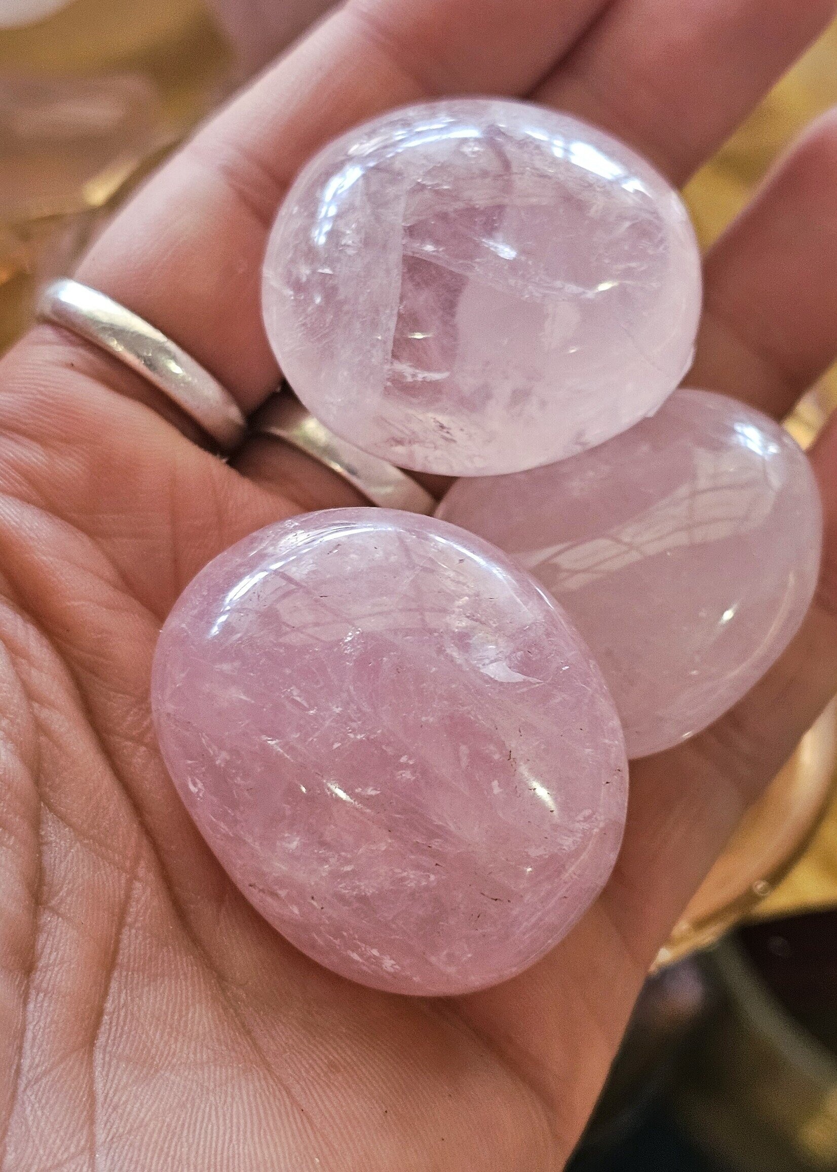 Rose Quartz Palm