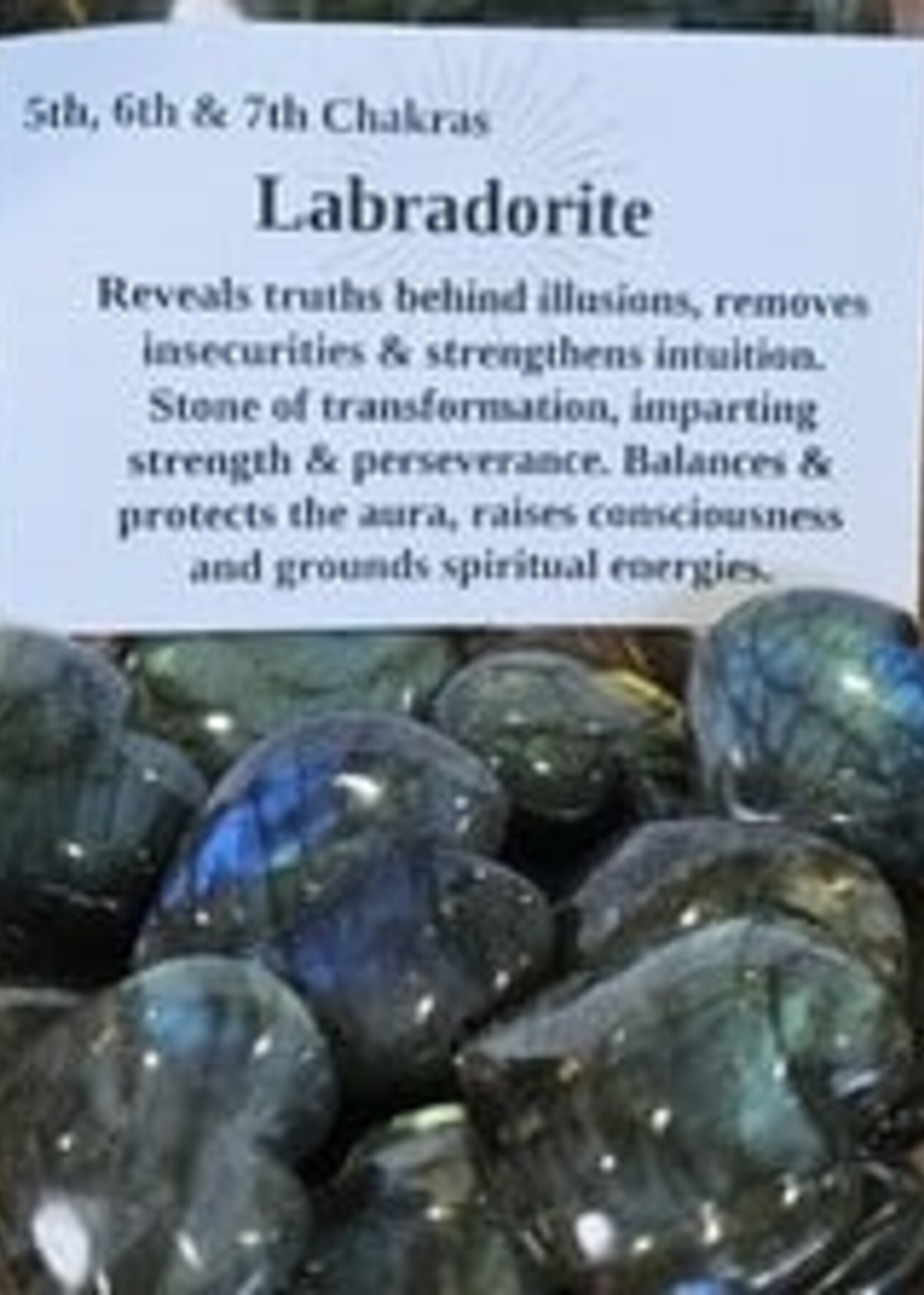 Labradorite Heart