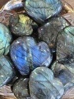 Labradorite Heart