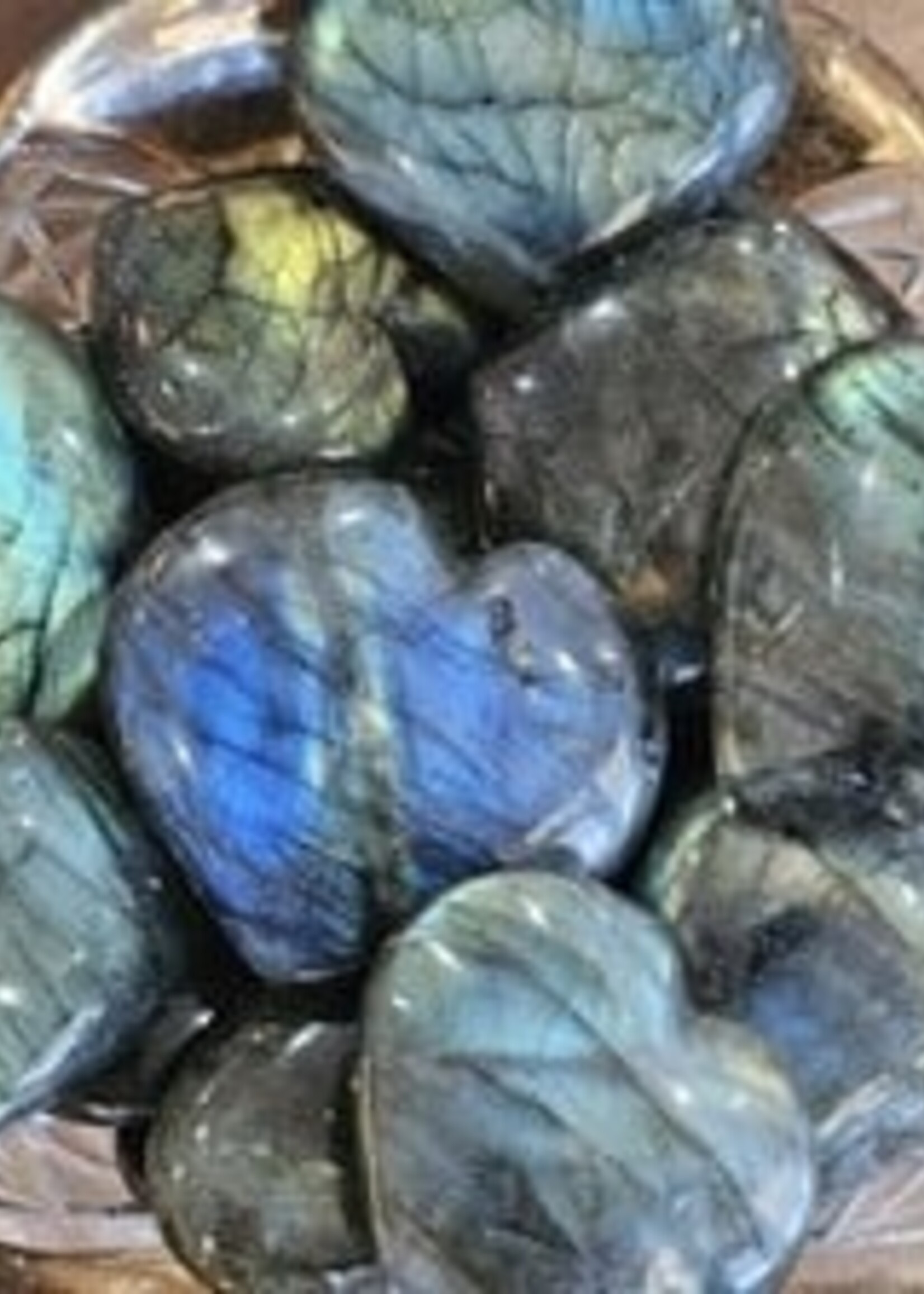Labradorite Heart