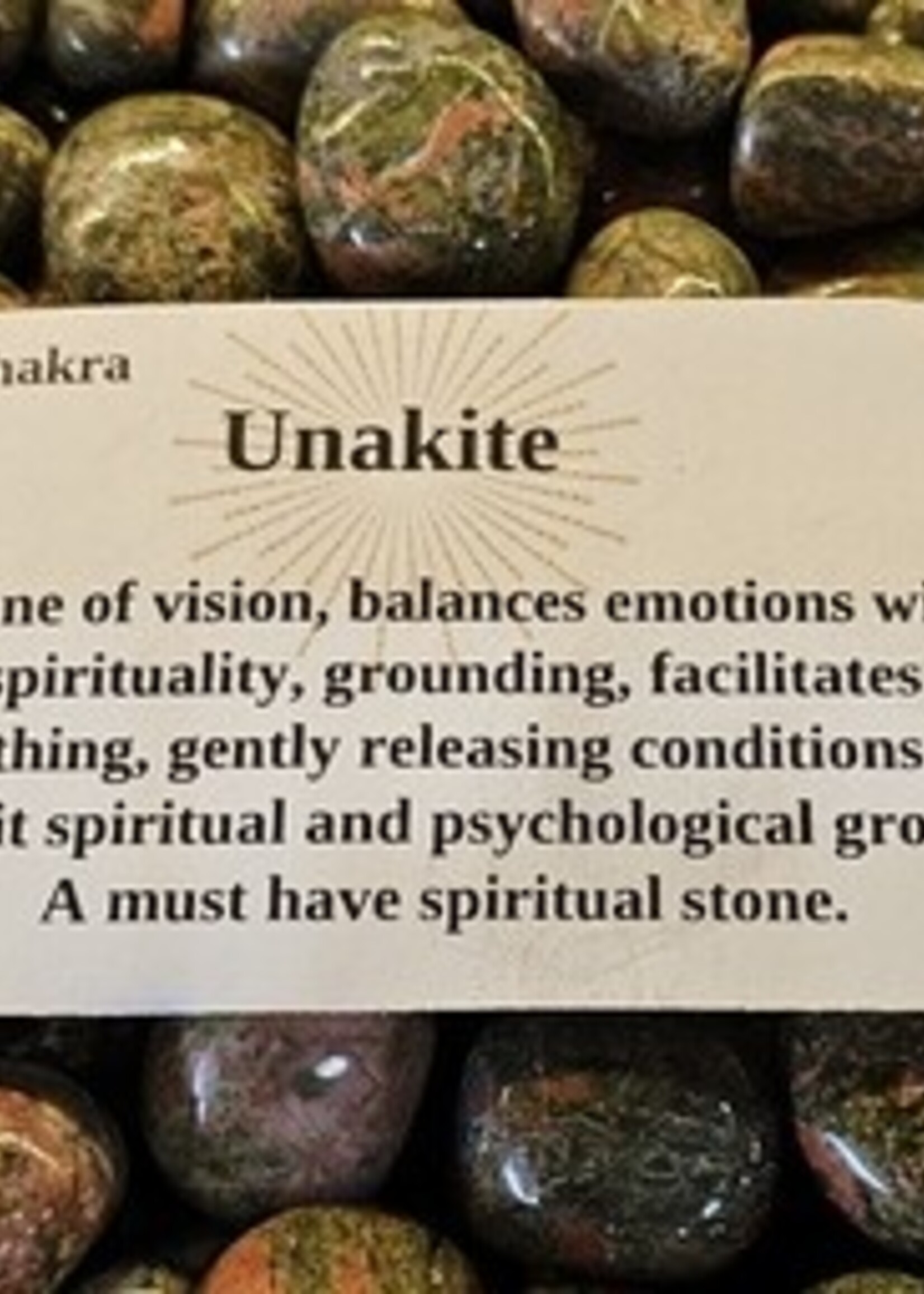 Unakite Tumbled