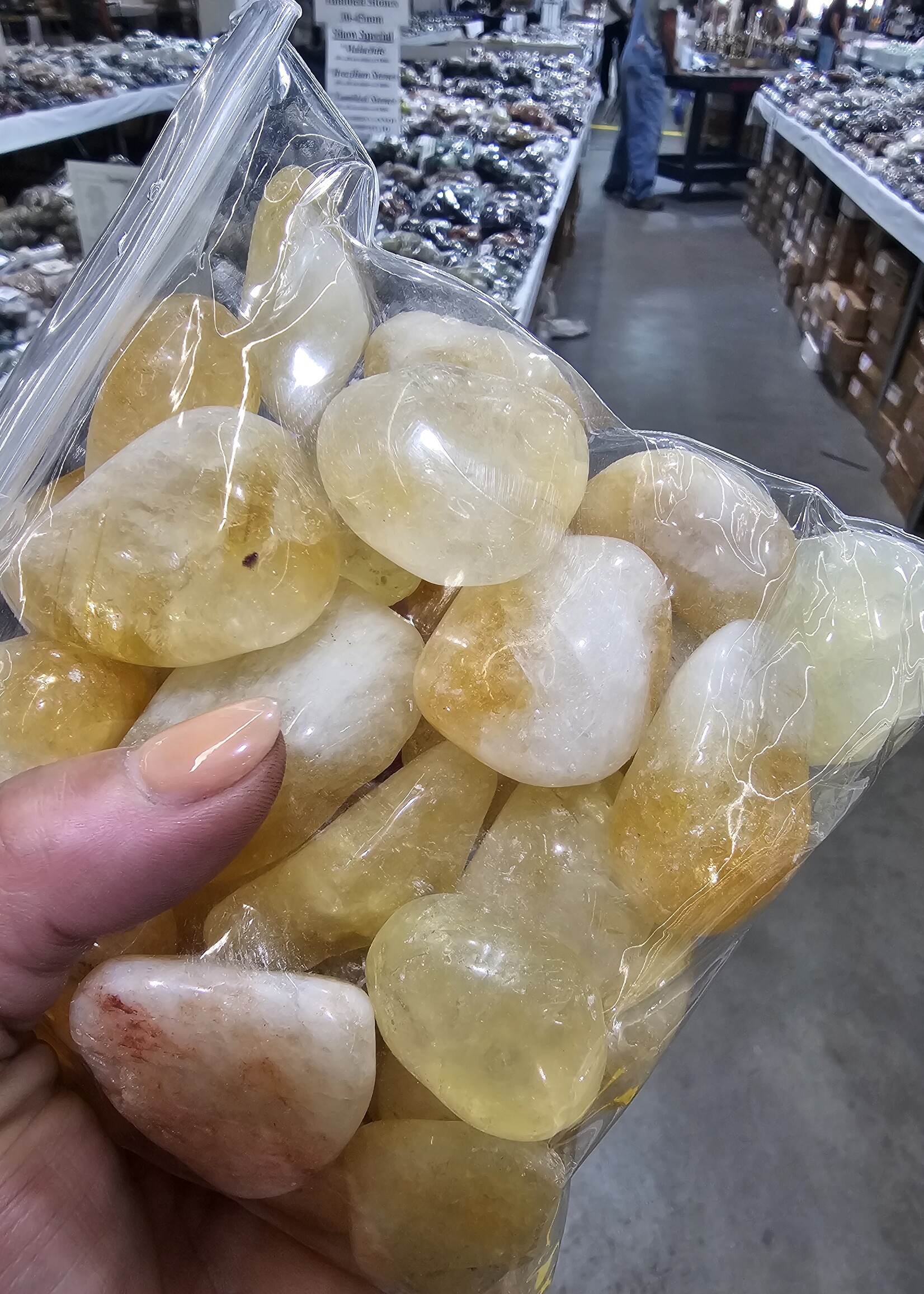 Citrine, Tumbled, XL *Heat Treated