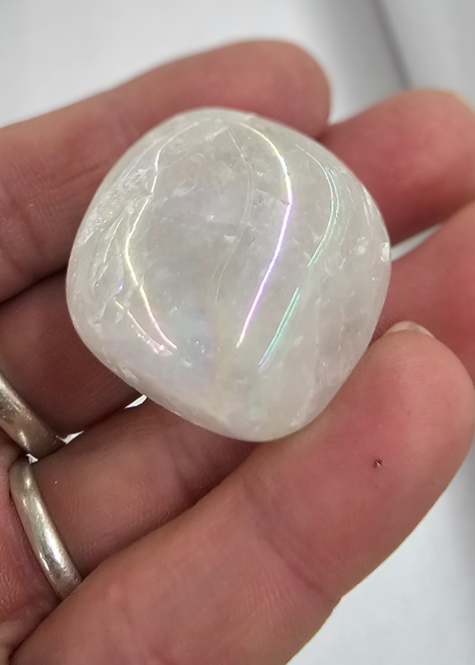 Angel Aura Quartz, Tumbled, XL