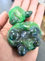 Aura Bubble Agate-Green
