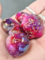 Aura Bubble Agate- Red