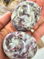 Pink Tourmaline (Rubellite) Palm Stone, Lg