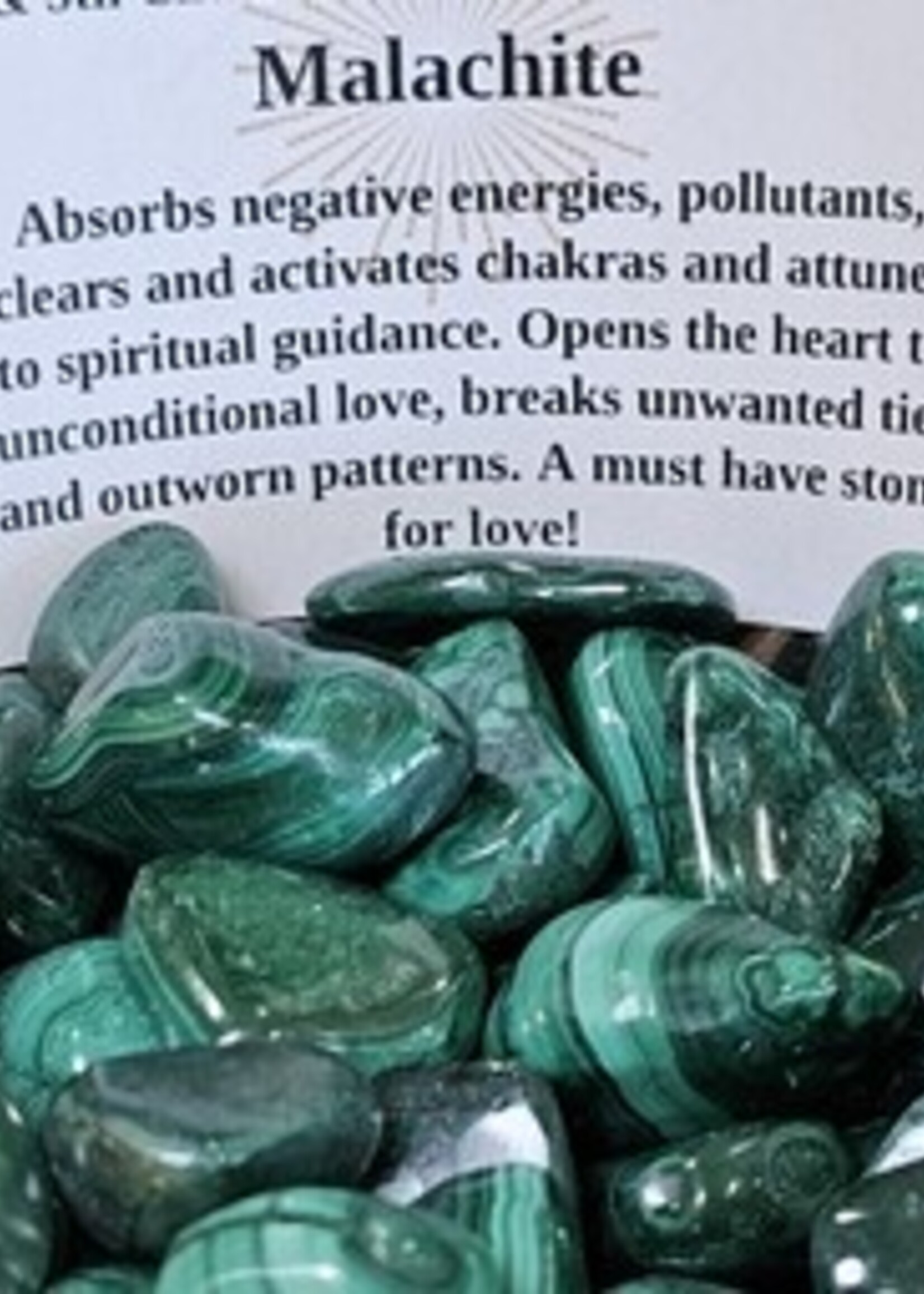 Malachite Tumbled