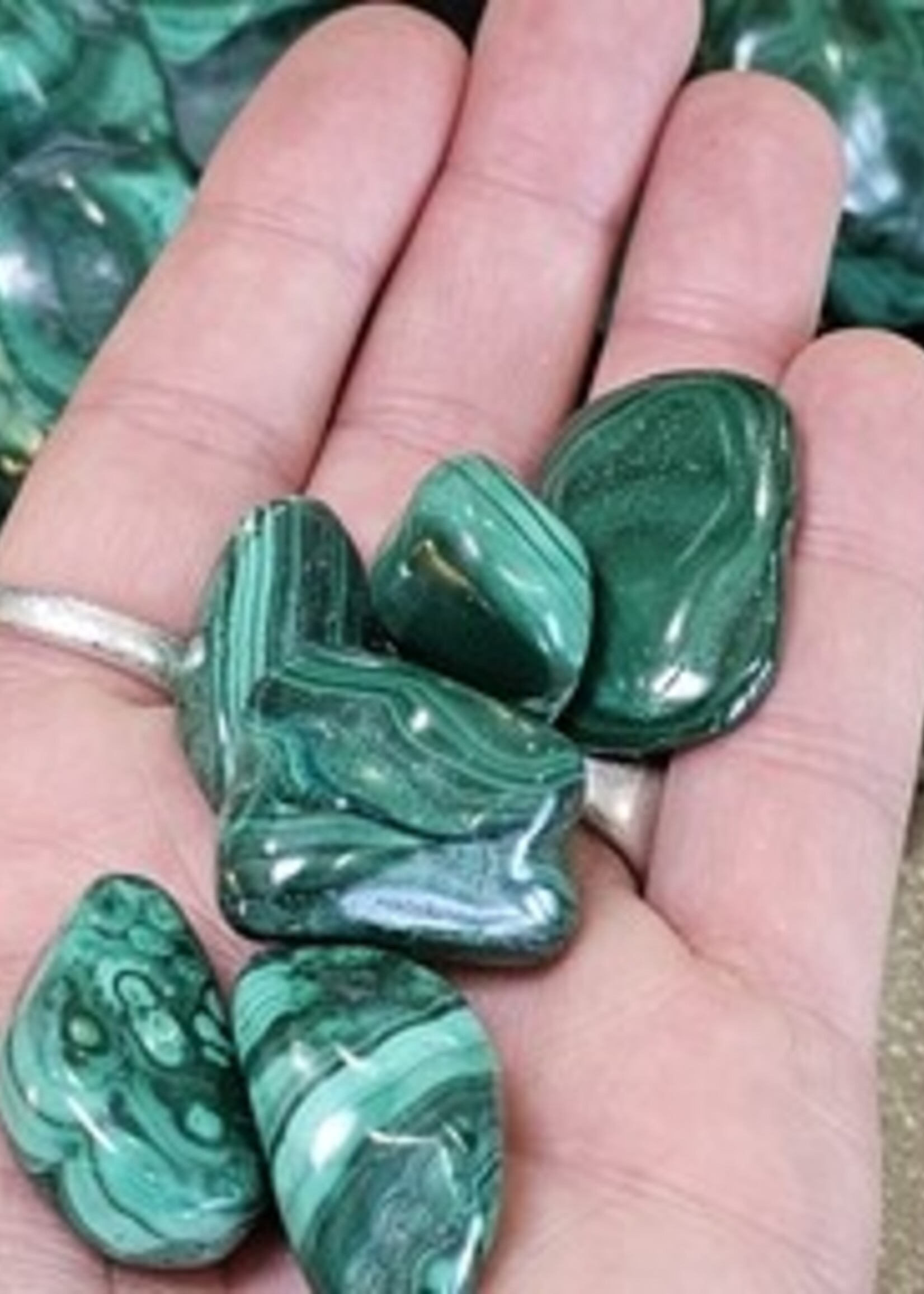 Malachite Tumbled
