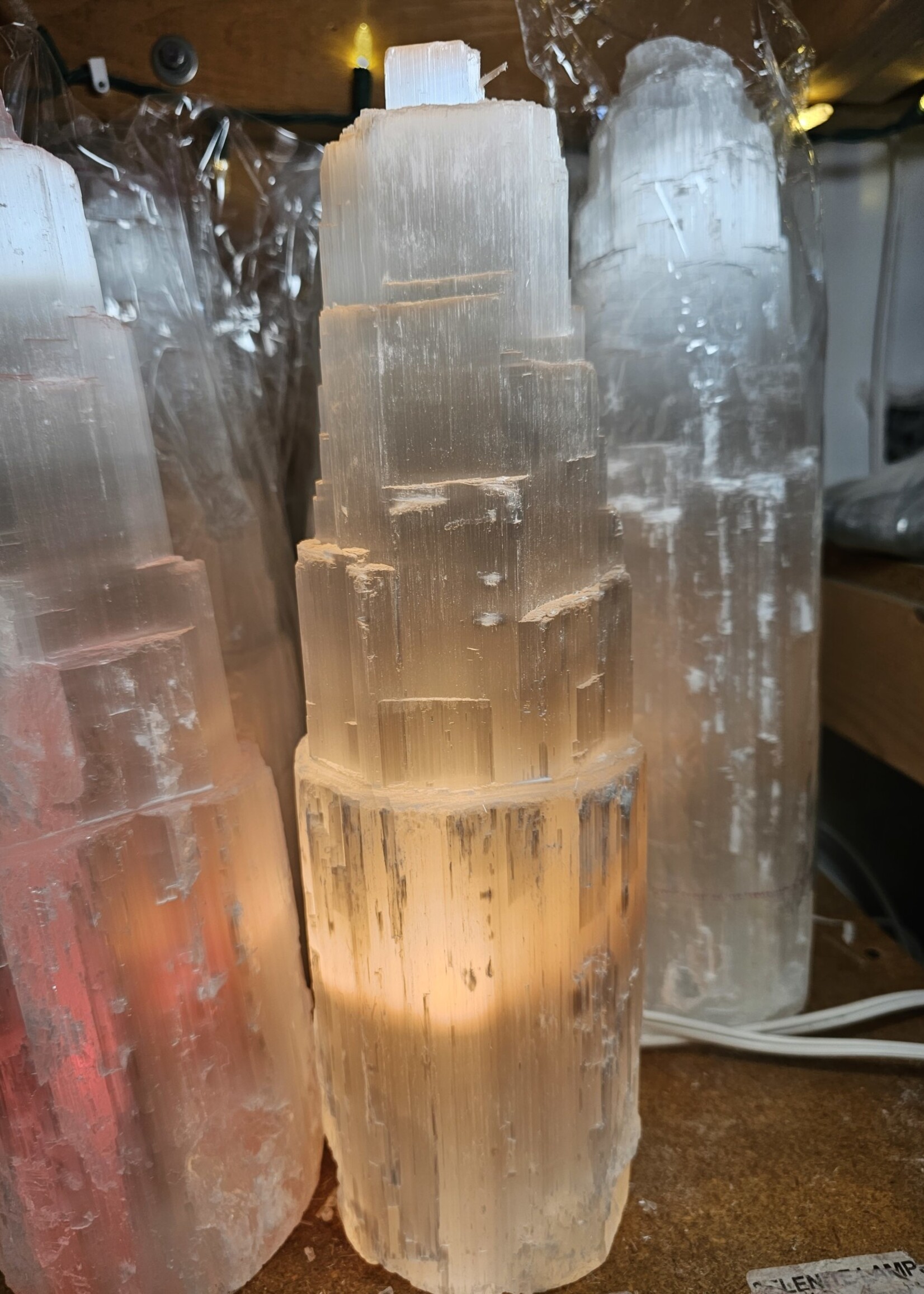 Selenite Lamp