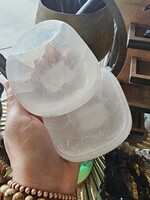 Selenite Freeform Bowl