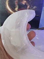 Selenite Moon Bowl