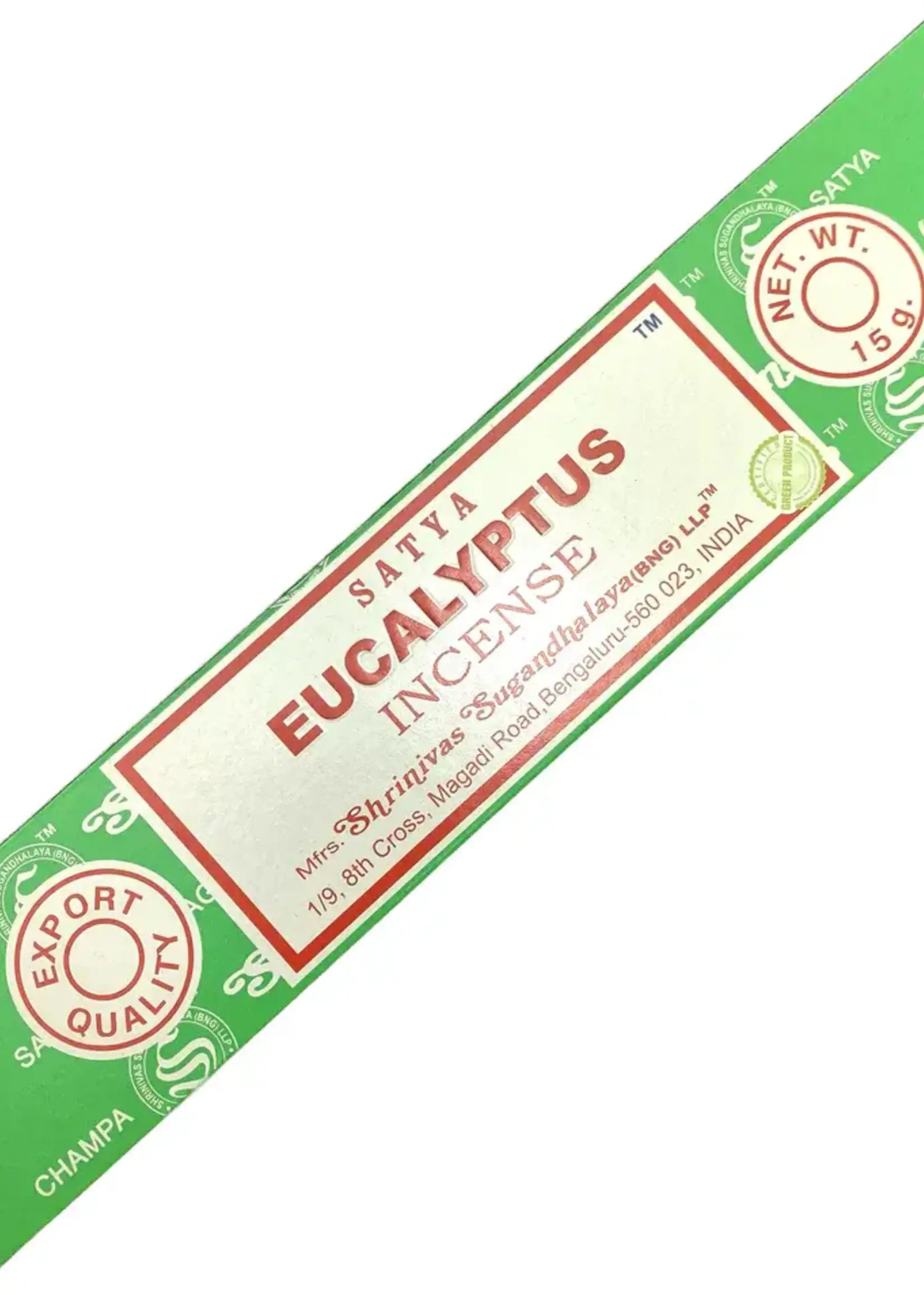 Satya Eucalyptus Incense Sticks 15g