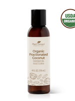 Plant Therapy Fractionated Coconut Carrier Oil, Organic, 4oz
