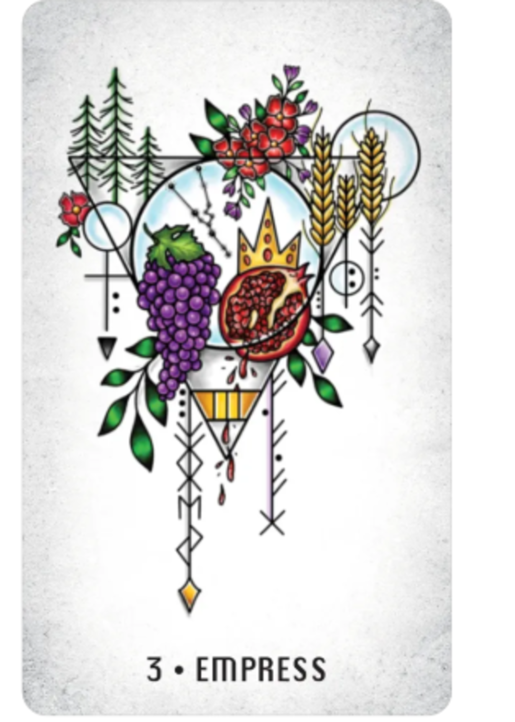 Elemental North Tarot 78 Card Deck & Guide Book