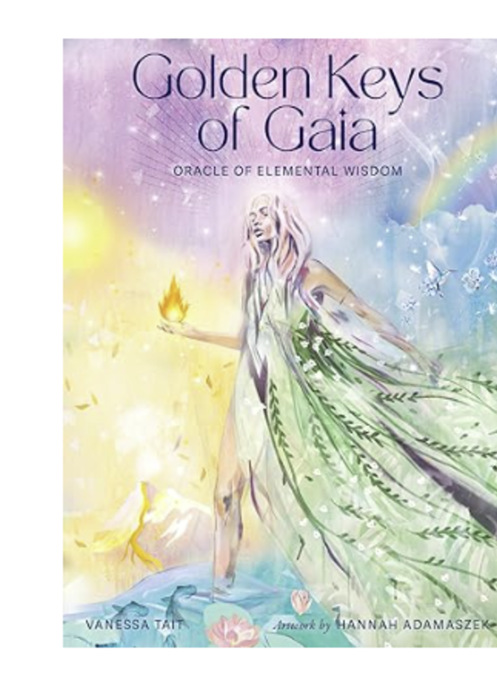 Golden Keys of Gaia Oracle 50 Card Deck & Guide Book