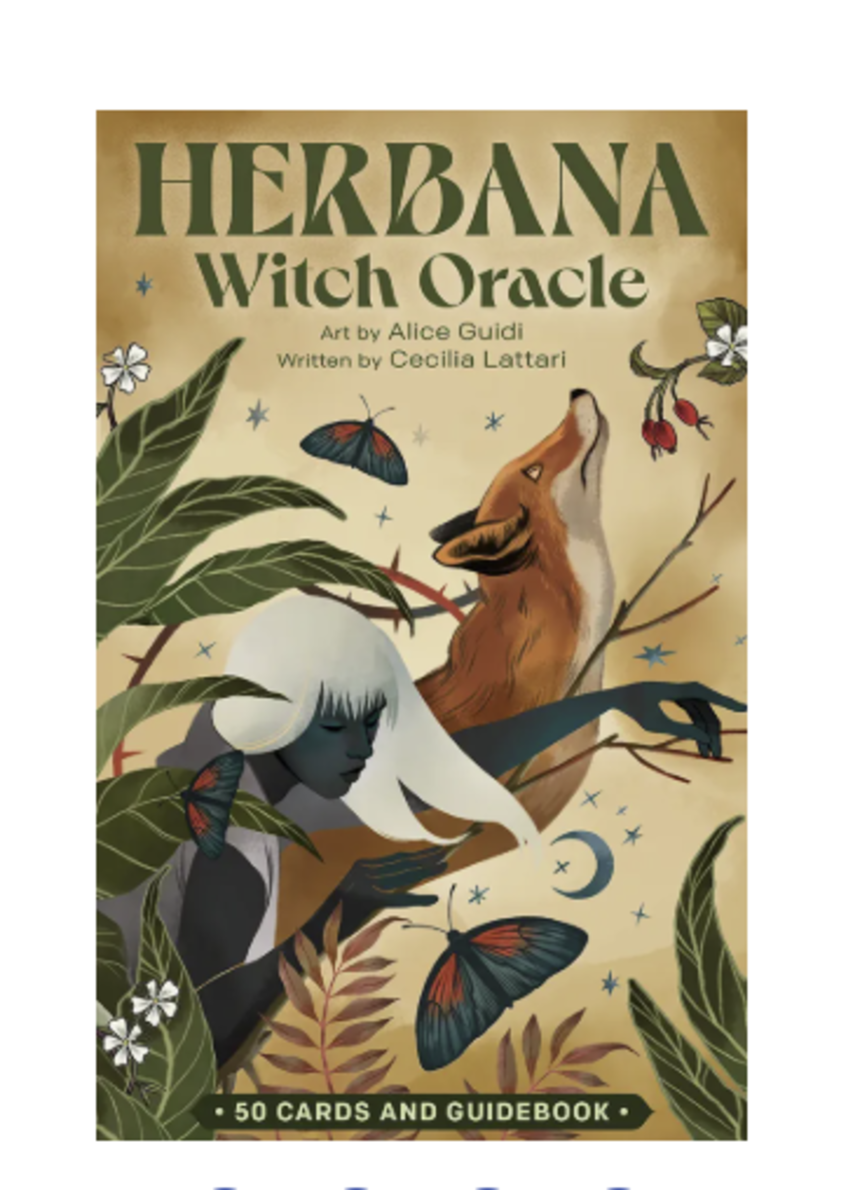Herbana Witch Oracle, 50-Card Deck & Book