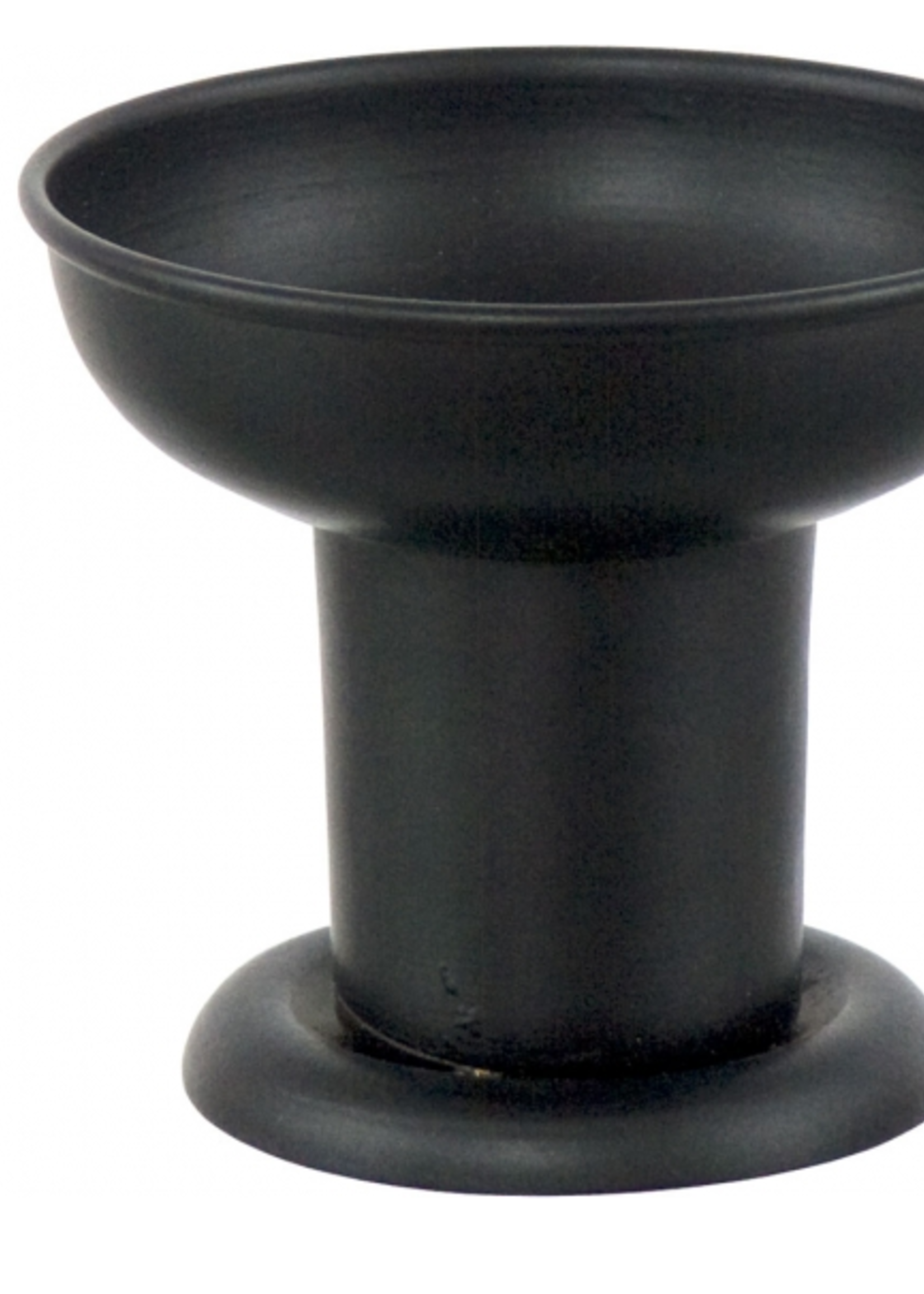 Metal Pillar Candle Holder - Black,