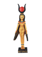 Hathor: Egyptian Goddess of Beauty, Music & Divine Feminine Power, 11"H x 3.5"WD