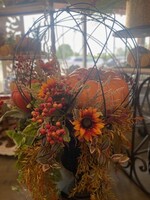 Saturday September 7th 2024 Fall Floral, Porch Pot, Wreath, Garland Class