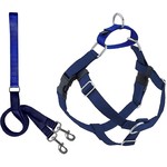 2 Hounds 2 Hounds Freedom Harness & Leash Royal Blue Medium 5/8''