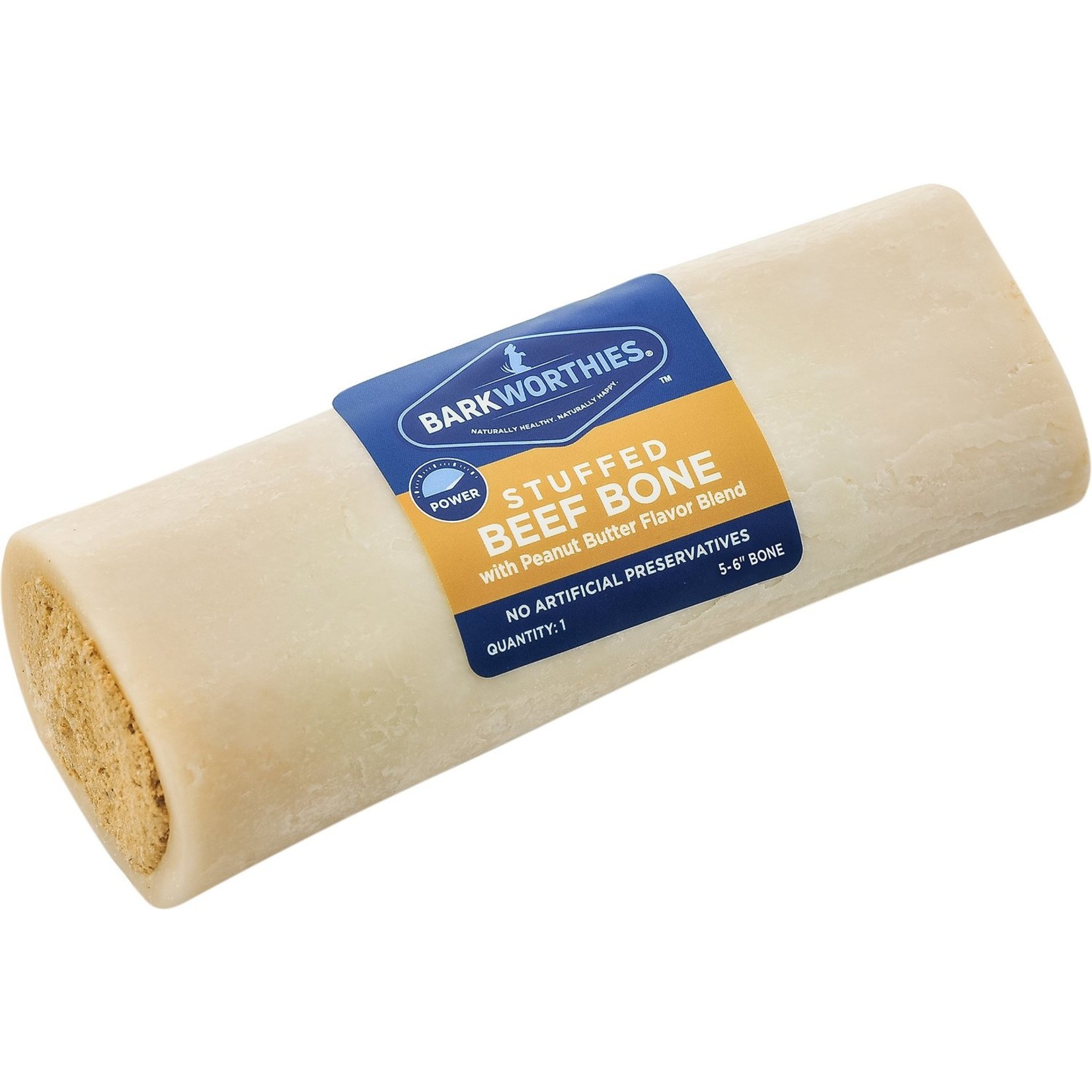 Barkworthies Barkworthies Peanut Butter Stuffed Shin Bone 5-6''