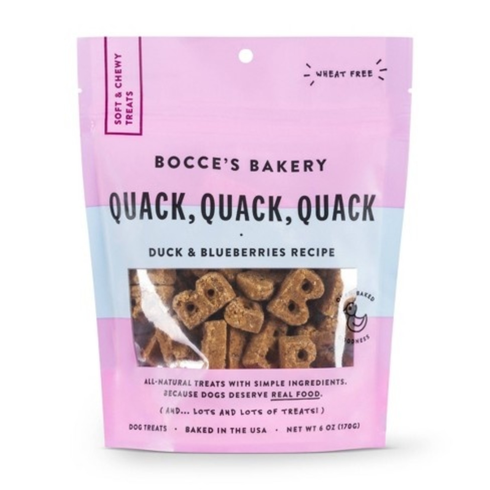 Bocce's Bakery Bocce's Bakery Quack, Quack Soft & Chewy 6oz