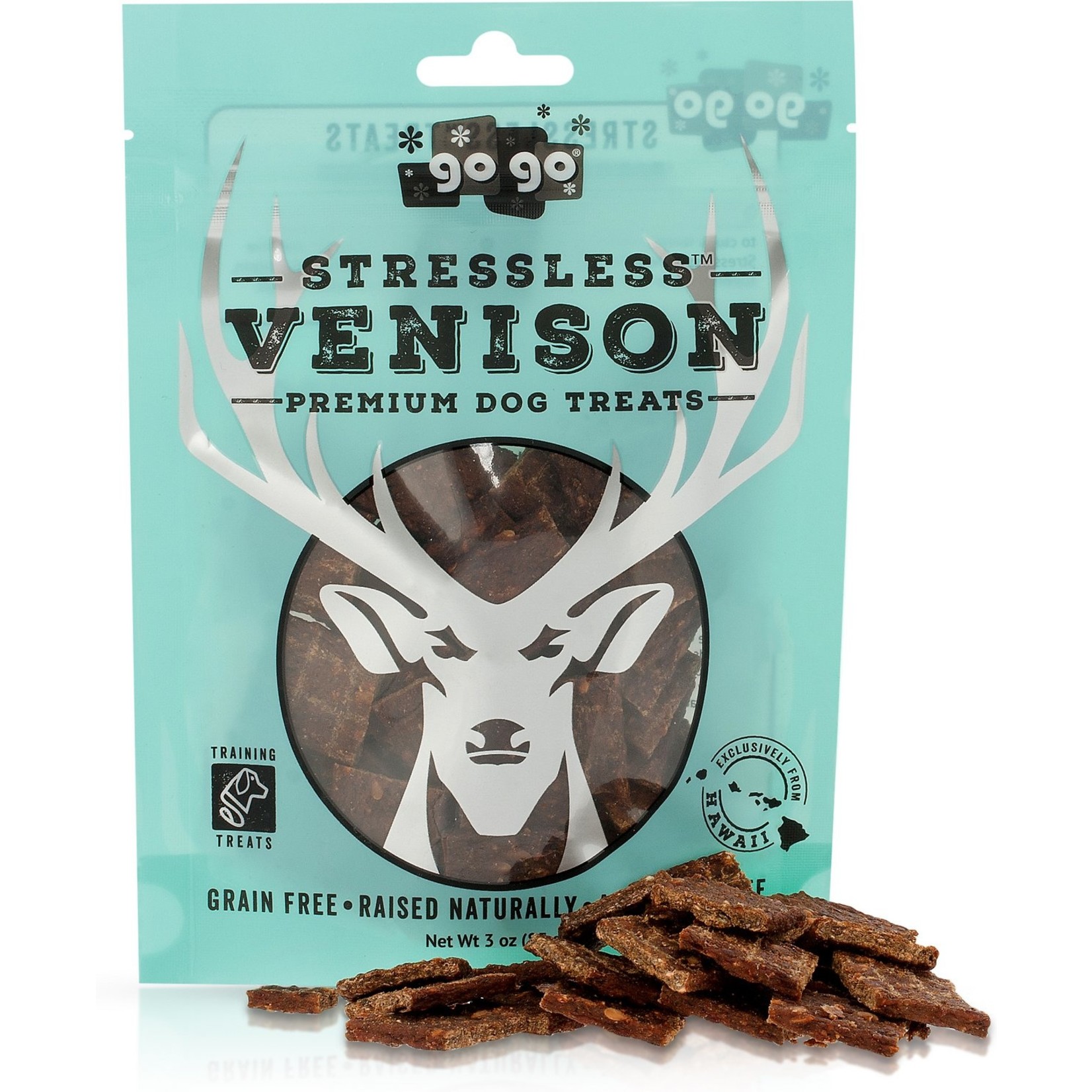 Gogo Gogo USA Stressless Venison Training Treat 3oz