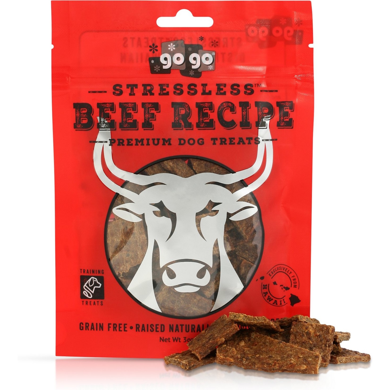 Gogo Gogo Stressless Beef Training Treat 3oz