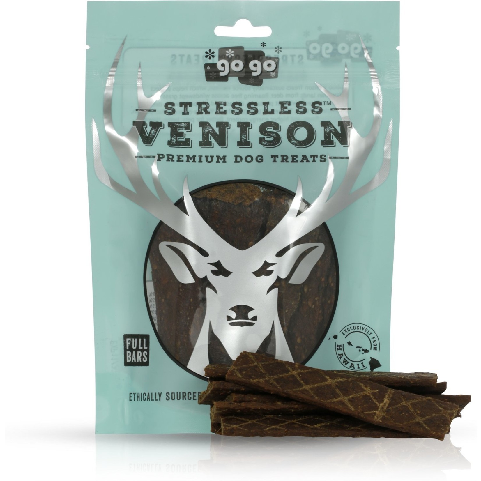 Gogo Gogo USA Stressless Venison Jerky Bars 6oz