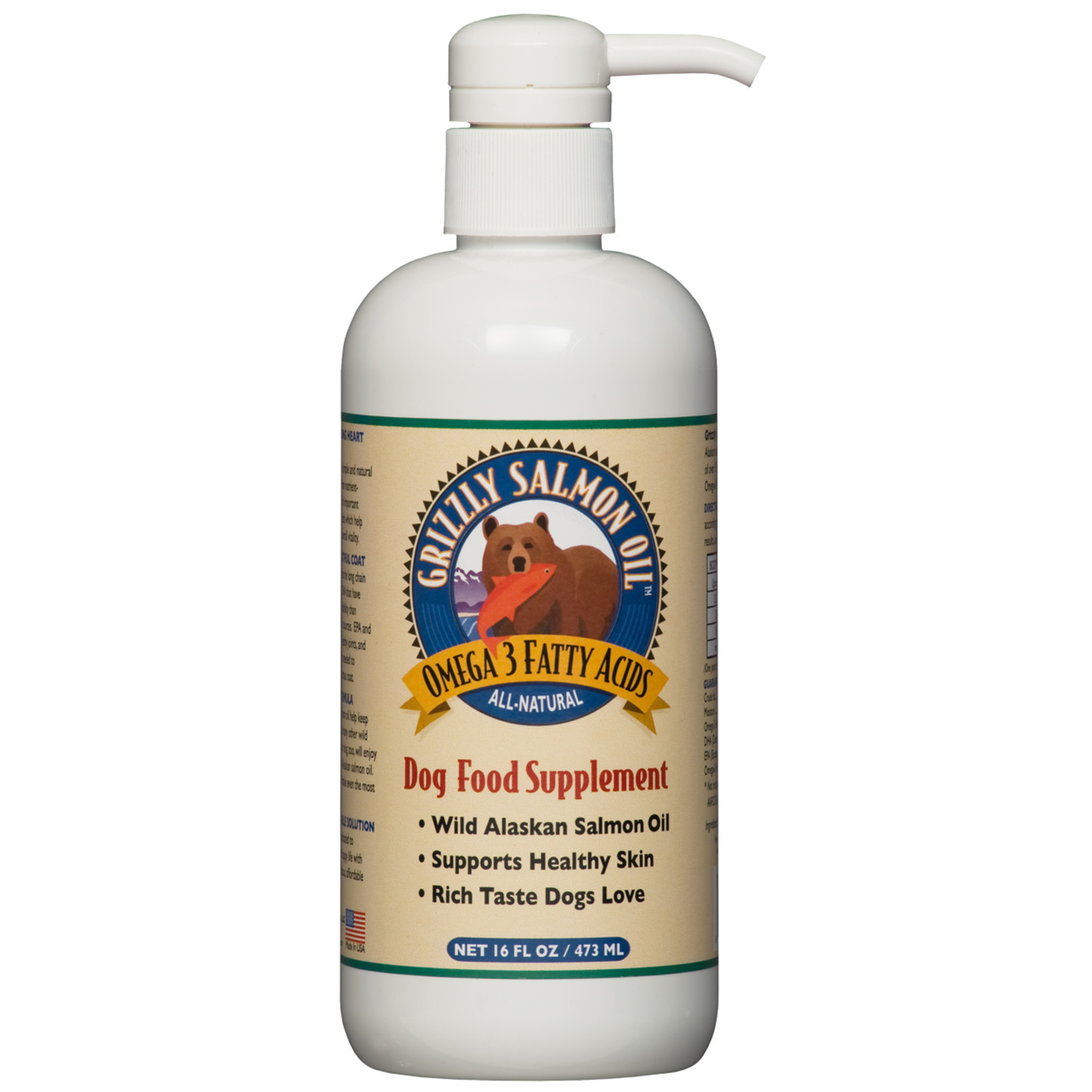 Grizzly Grizzly Dog Salmon Oil 32oz
