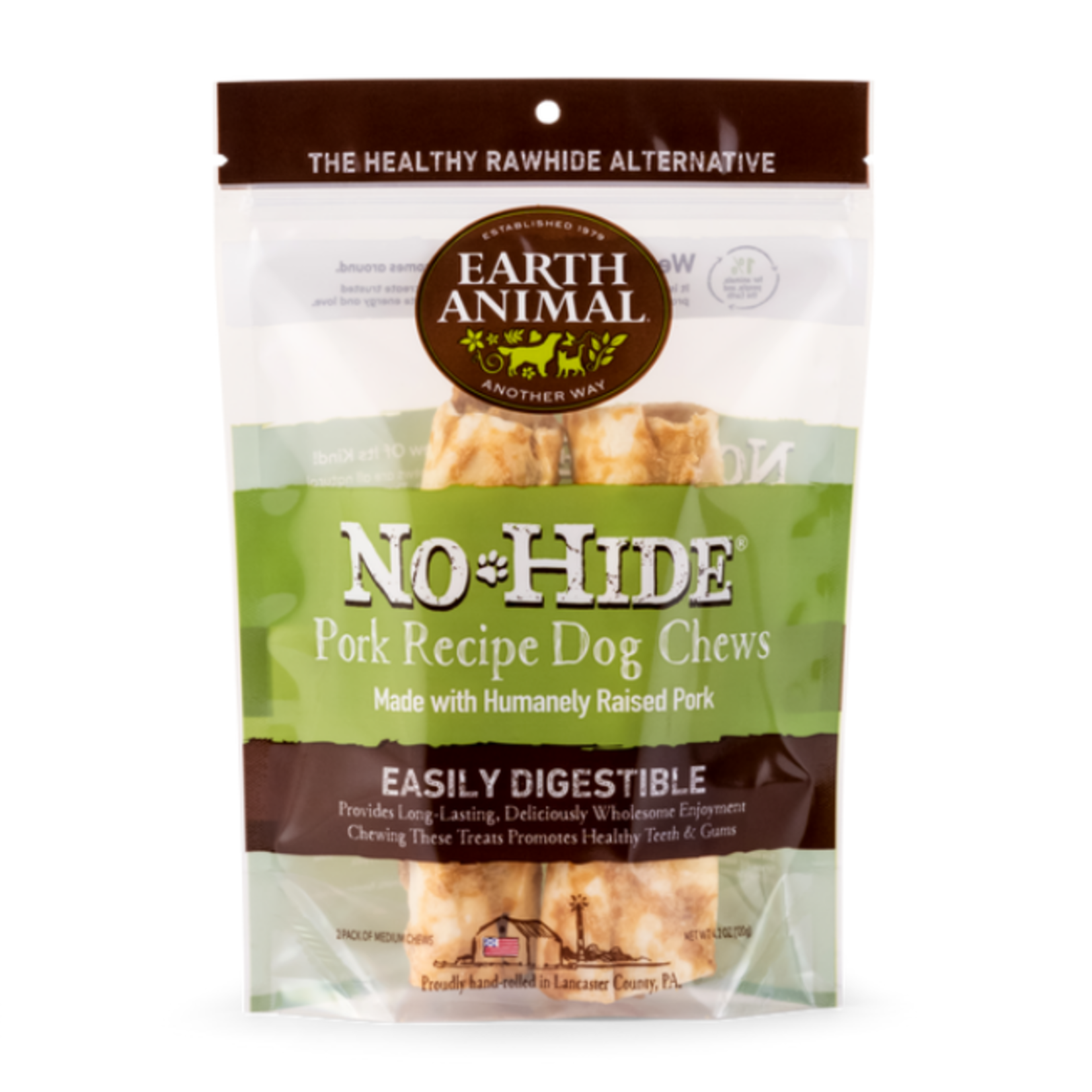 Earth Animal Earth Animal No-Hide Pork 7'' 2-Pack