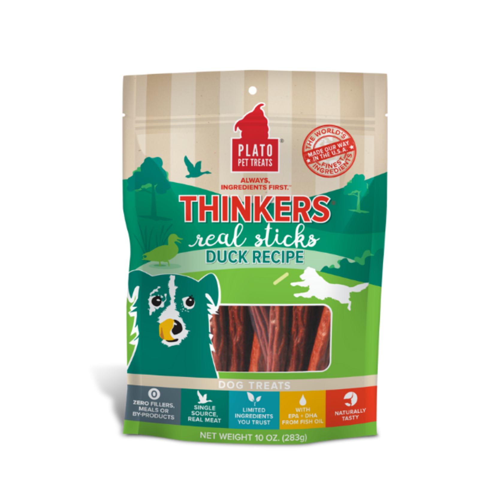 Plato Plato Thinkers Duck Sticks 10oz