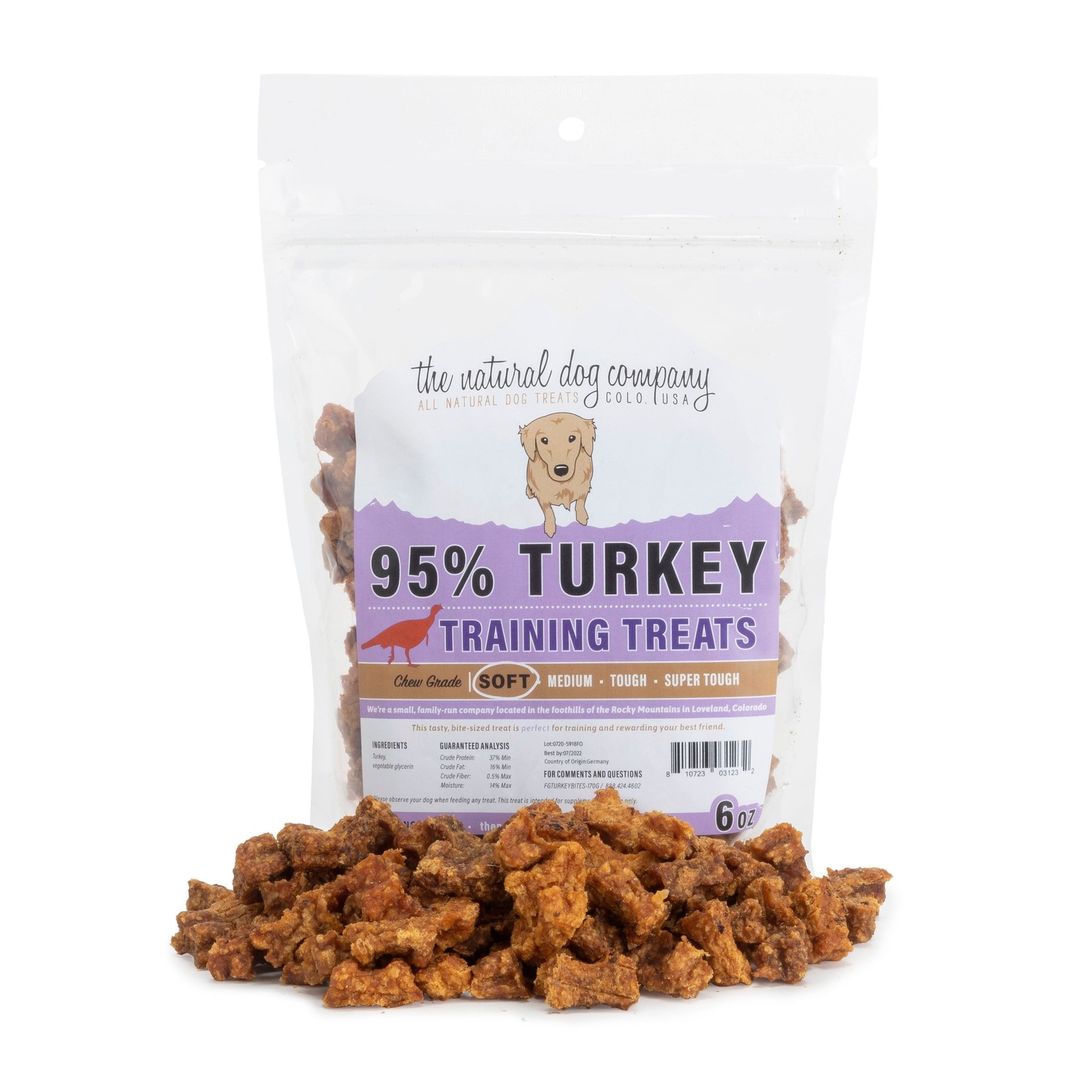 Tuesday's Natural Dog Company Tuesday's Natural Dog Training Bites Turkey 6oz