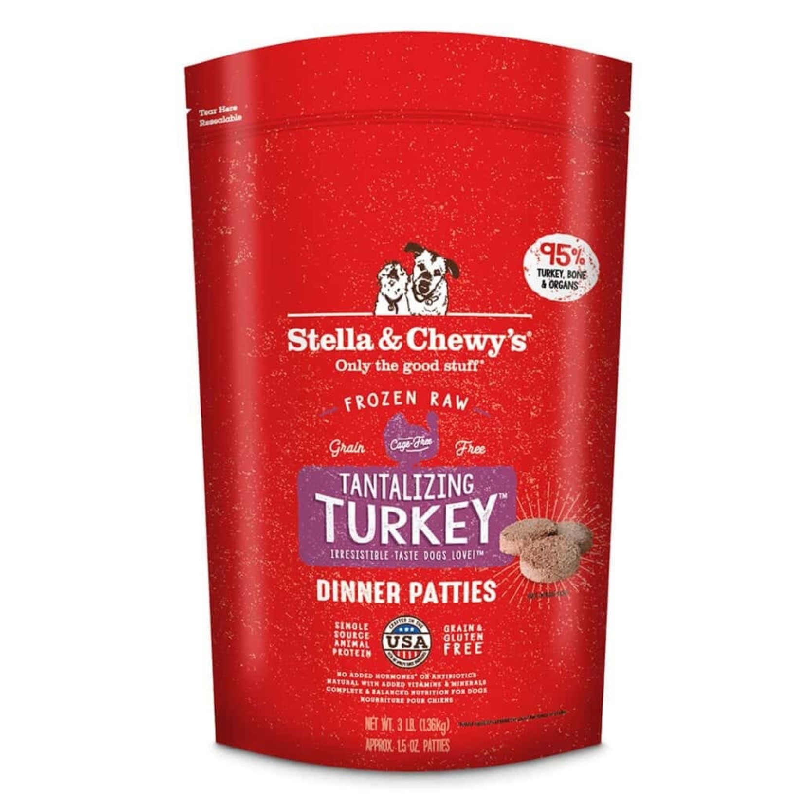 Stella & Chewy's Stella & Chewy's Dog Raw Patties Turkey 6#