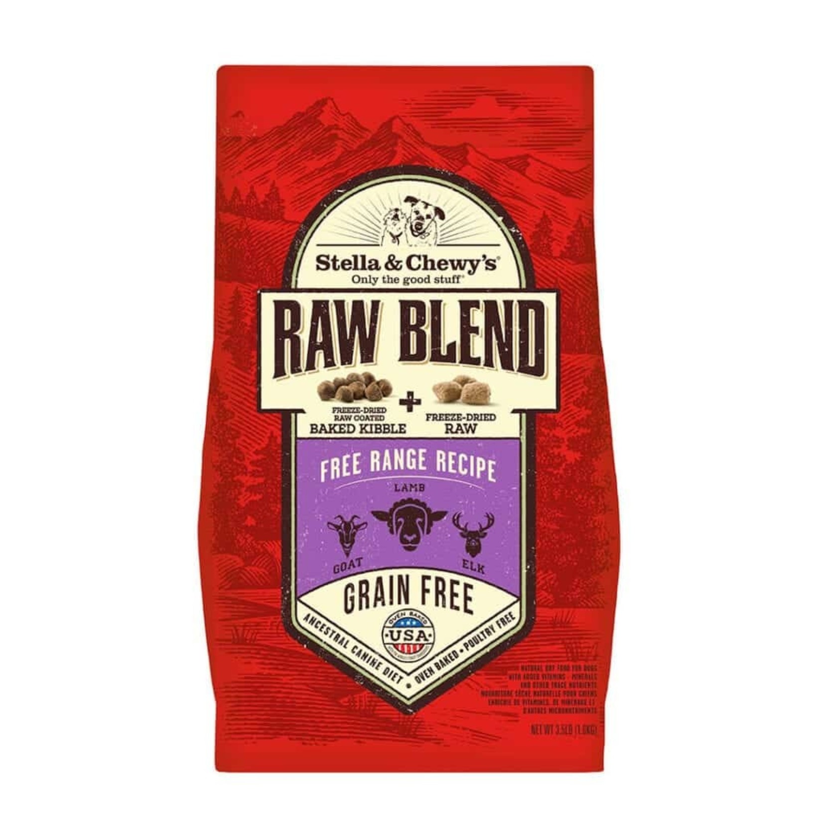 Stella & Chewy's Stella & Chewy's Dog Raw Blend Free Range 3.5#